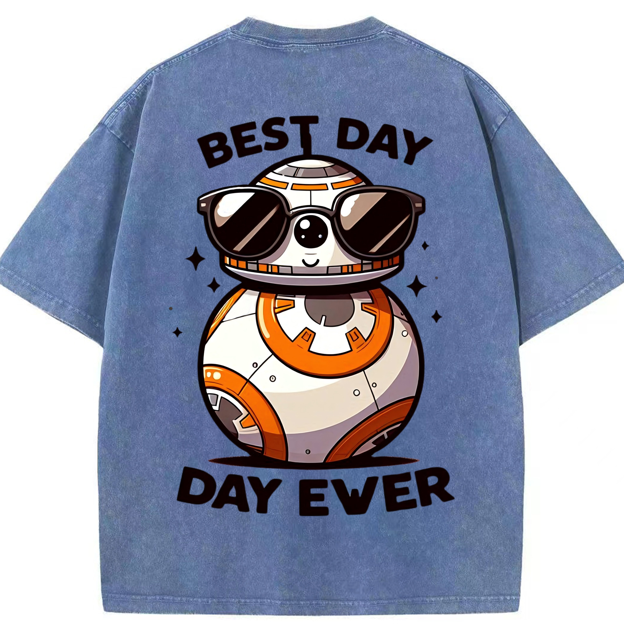 （画像用） スター・ウォーズ Star Wars 綿100% ヴィンテージ風 半袖Tシャツ（背面プリント）