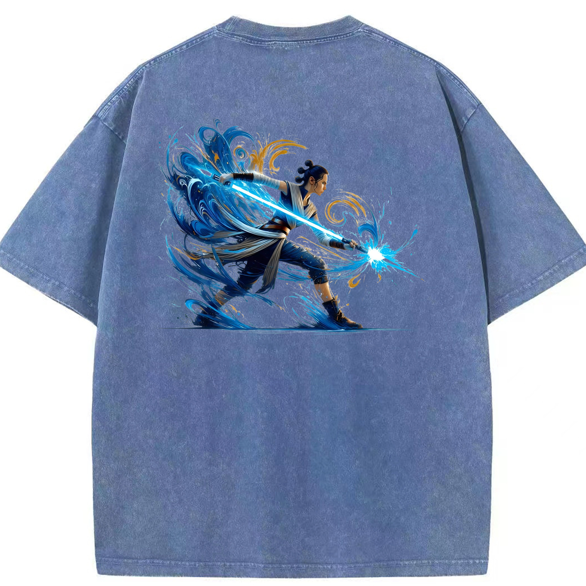 （画像用） スター・ウォーズ Star Wars 綿100% ヴィンテージ風 半袖Tシャツ（背面プリント）