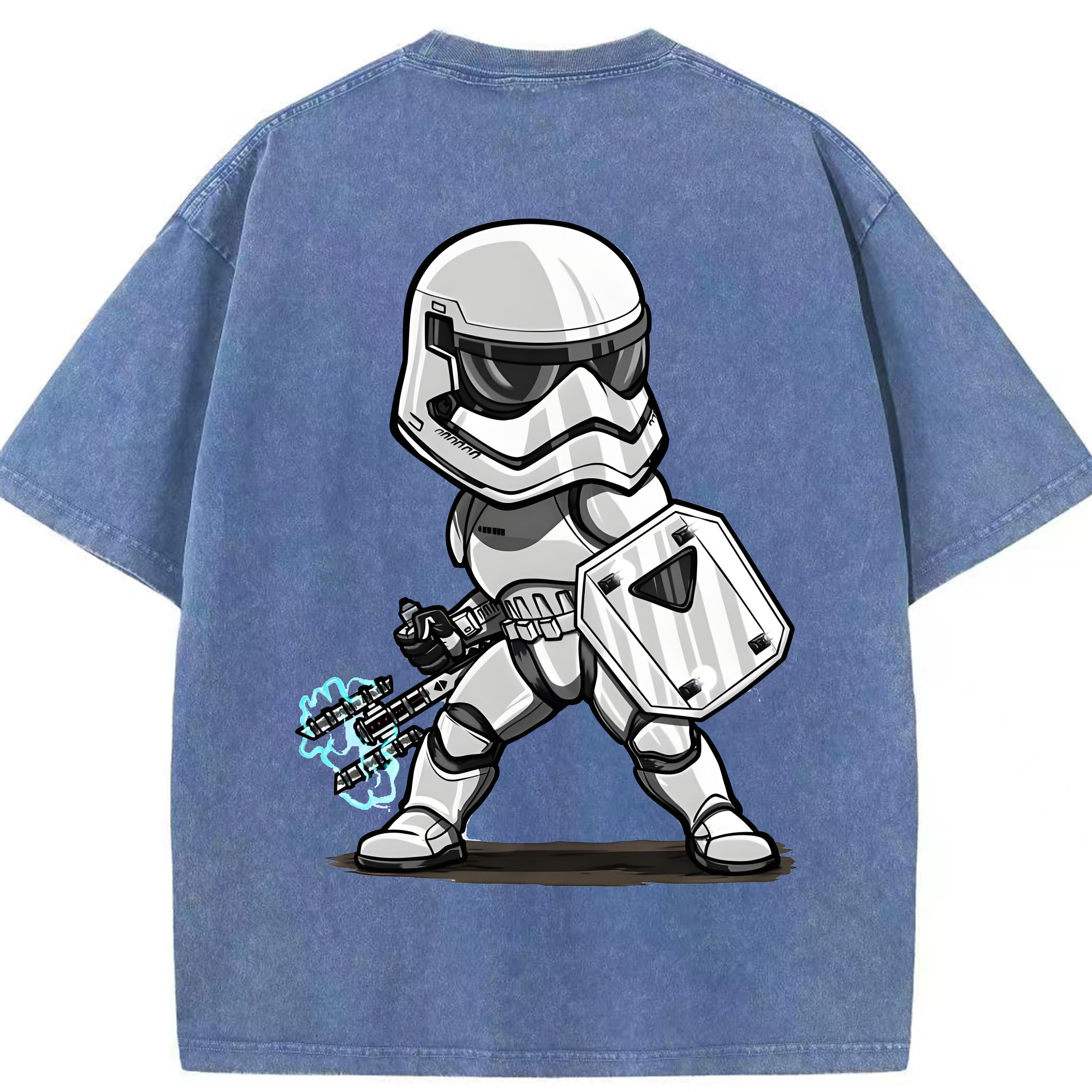 （画像用） スター・ウォーズ Star Wars 綿100% ヴィンテージ風 半袖Tシャツ（背面プリント）