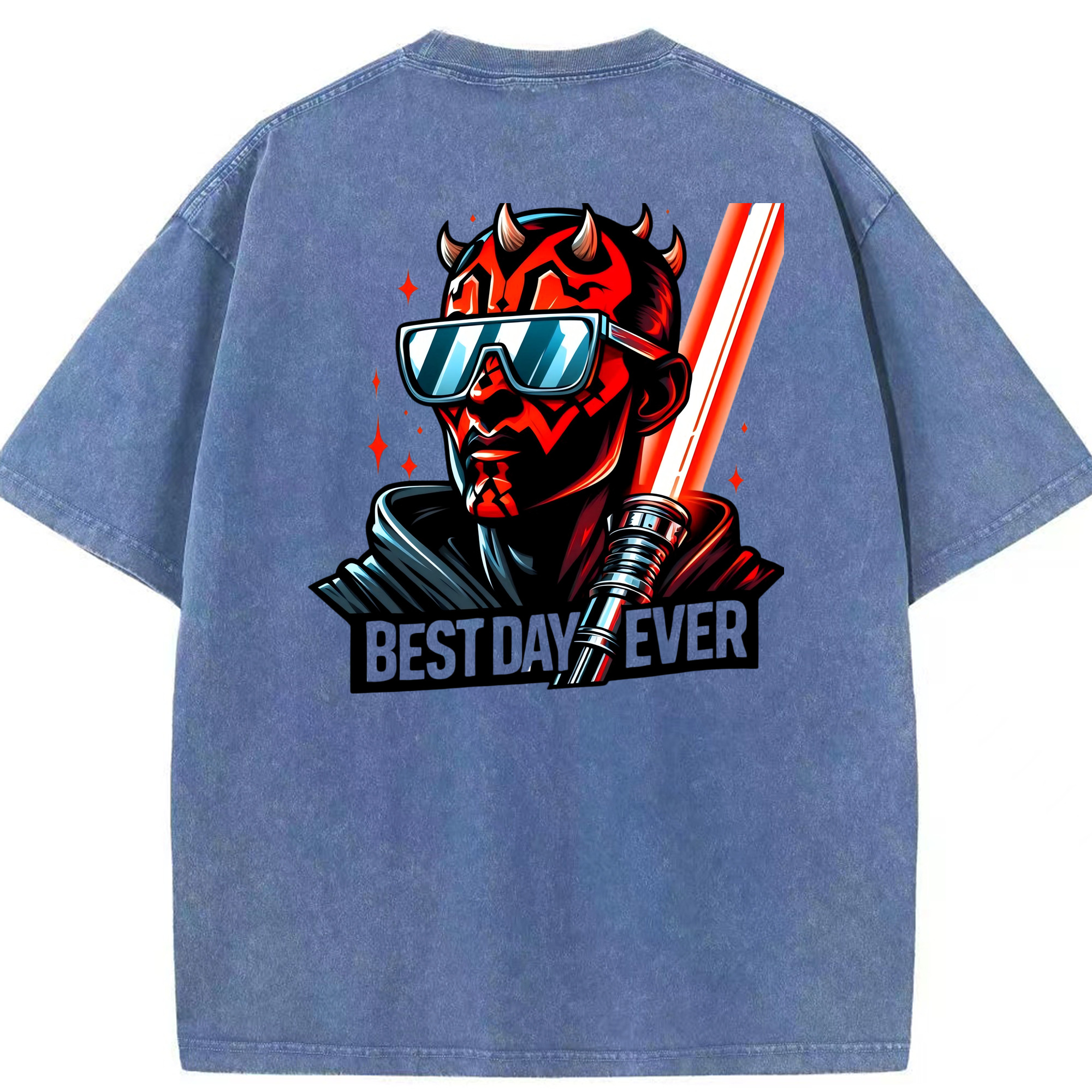 （画像用） スター・ウォーズ Star Wars 綿100% ヴィンテージ風 半袖Tシャツ（背面プリント）
