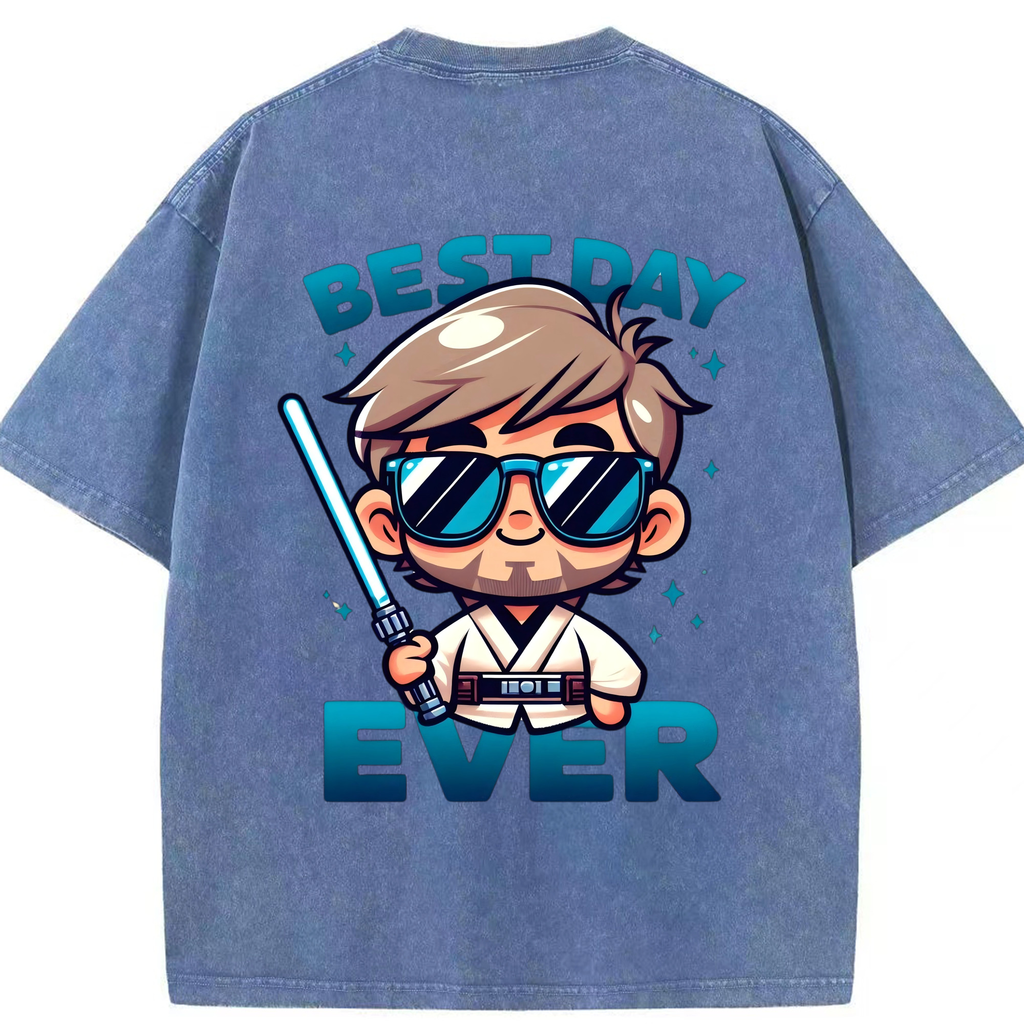（画像用） スター・ウォーズ Star Wars 綿100% ヴィンテージ風 半袖Tシャツ（背面プリント）
