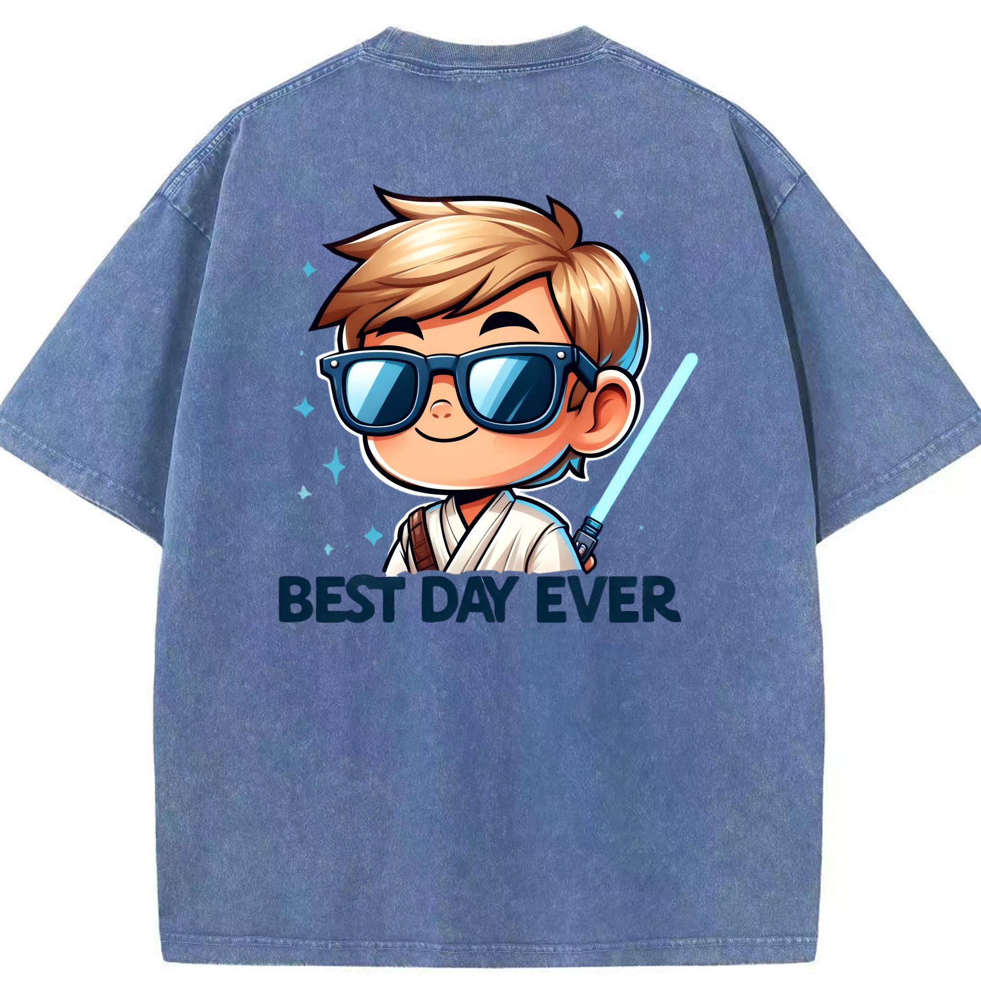 （画像用） スター・ウォーズ Star Wars 綿100% ヴィンテージ風 半袖Tシャツ（背面プリント）