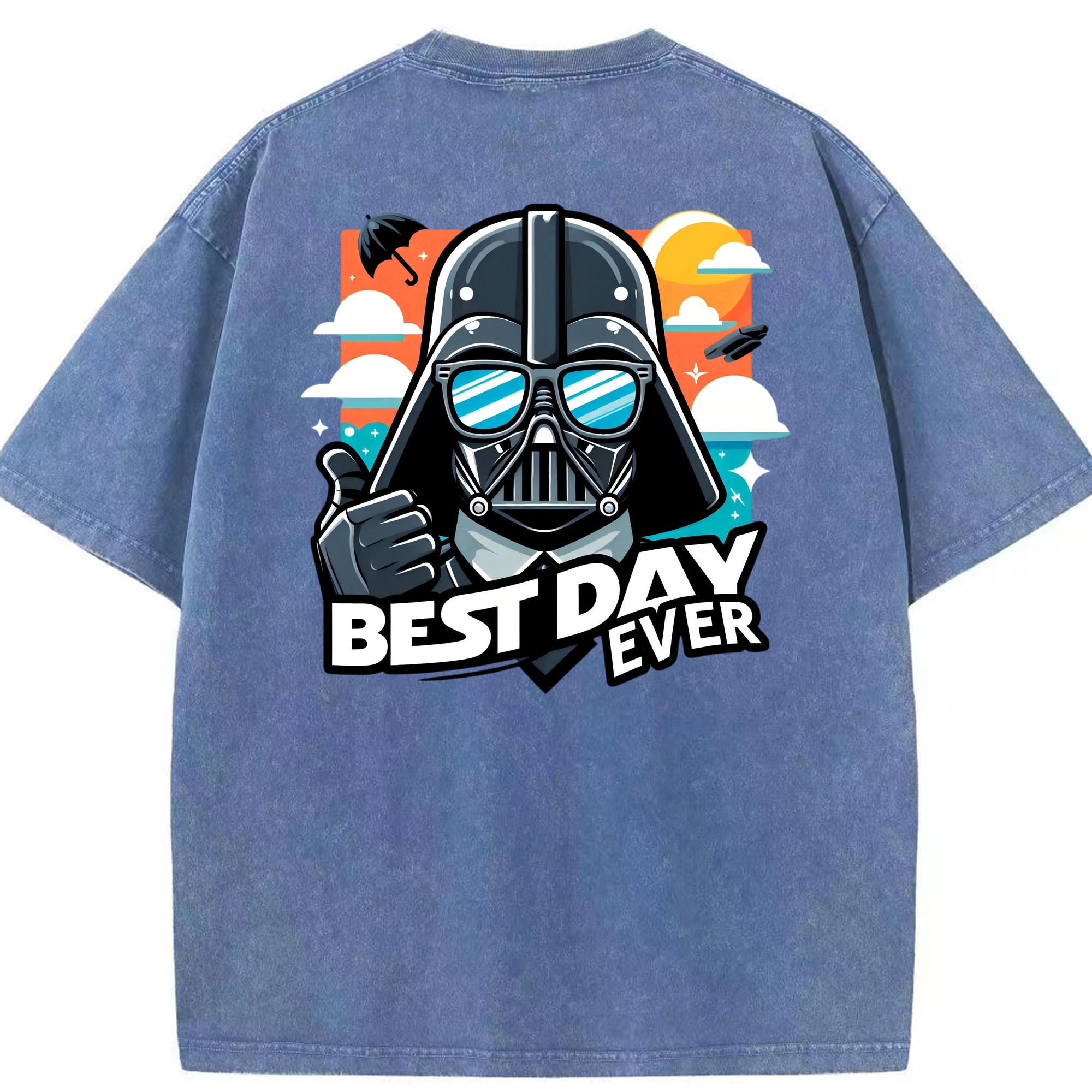 （画像用） スター・ウォーズ Star Wars 綿100% ヴィンテージ風 半袖Tシャツ（背面プリント）