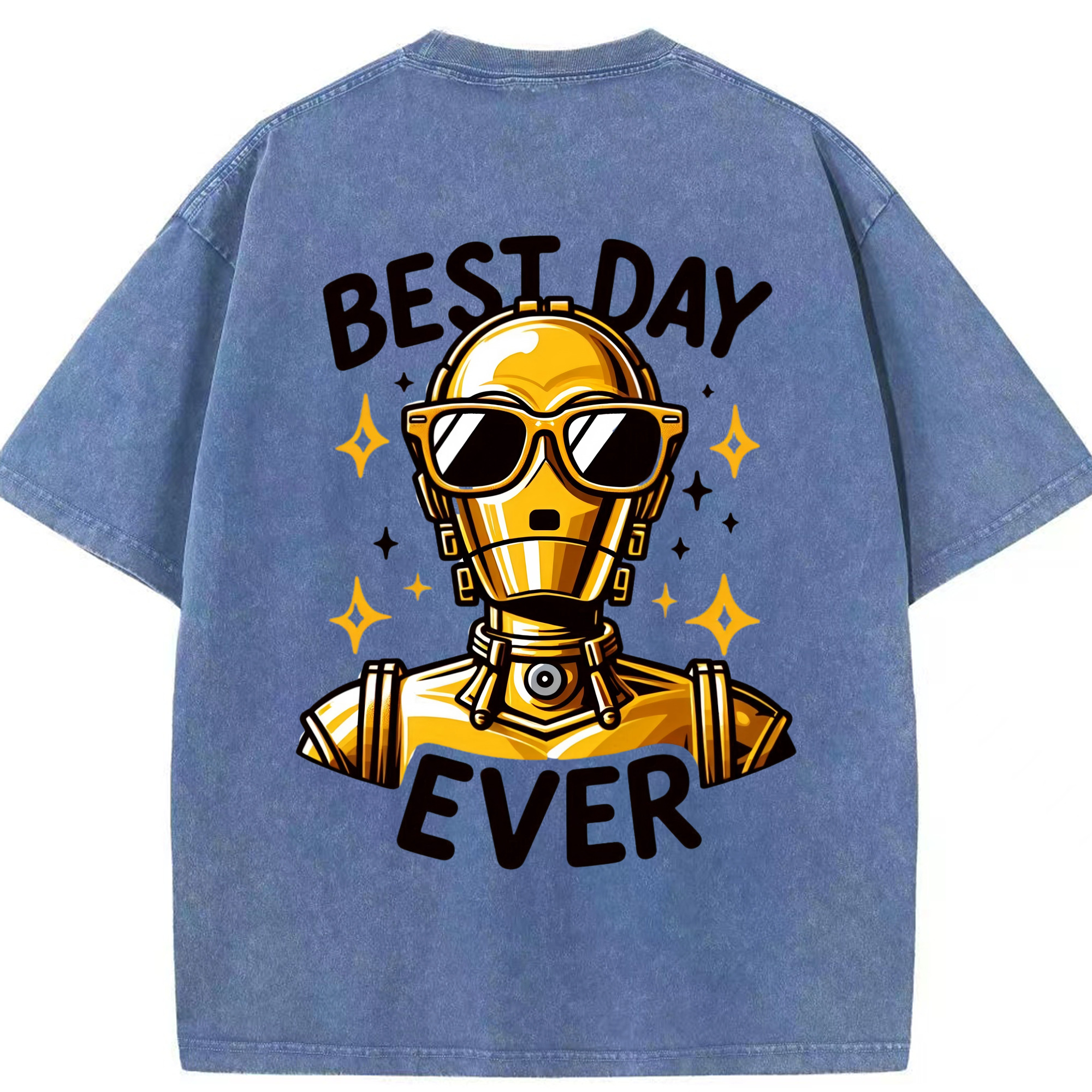 （画像用） スター・ウォーズ Star Wars 綿100% ヴィンテージ風 半袖Tシャツ（背面プリント）
