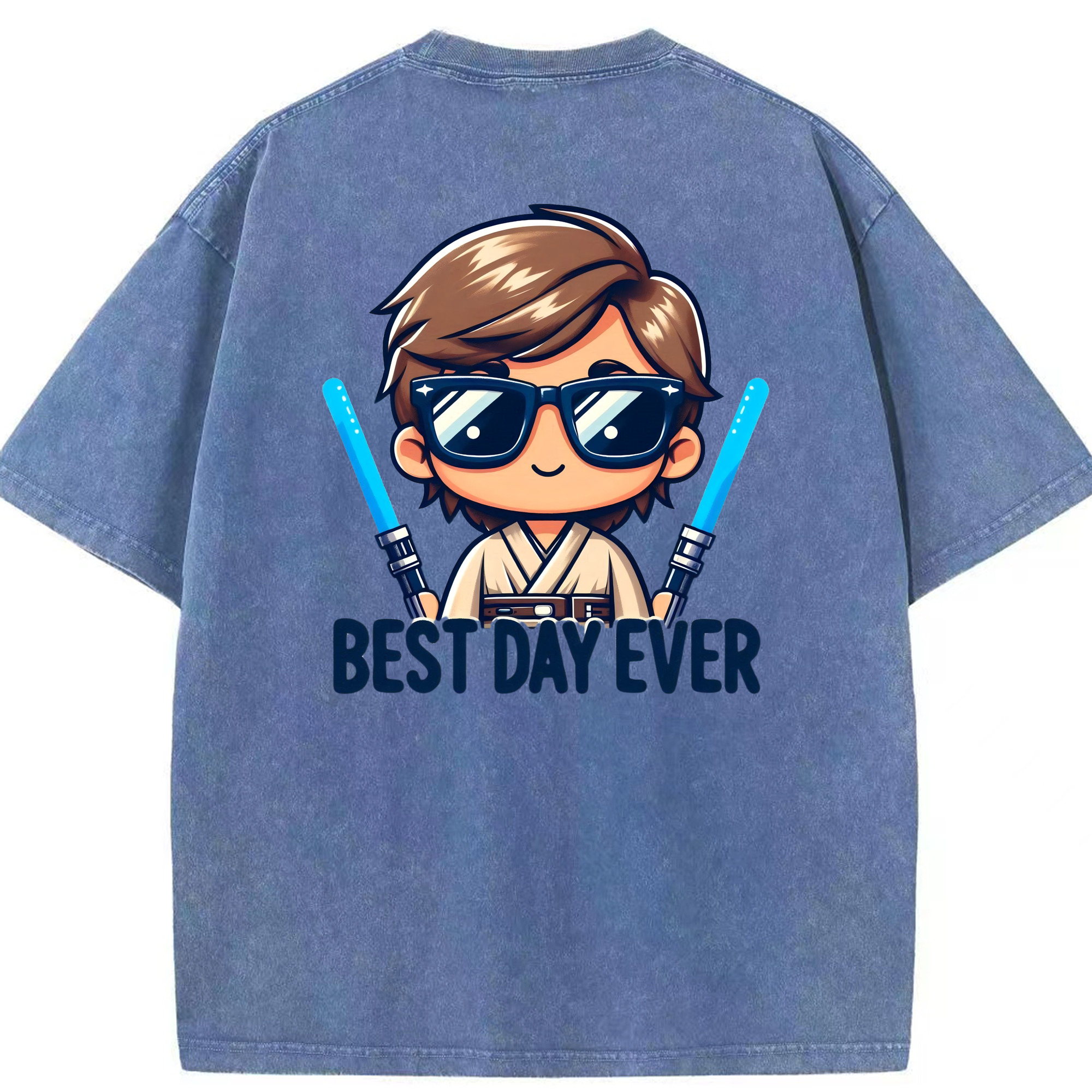（画像用） スター・ウォーズ Star Wars 綿100% ヴィンテージ風 半袖Tシャツ（背面プリント）