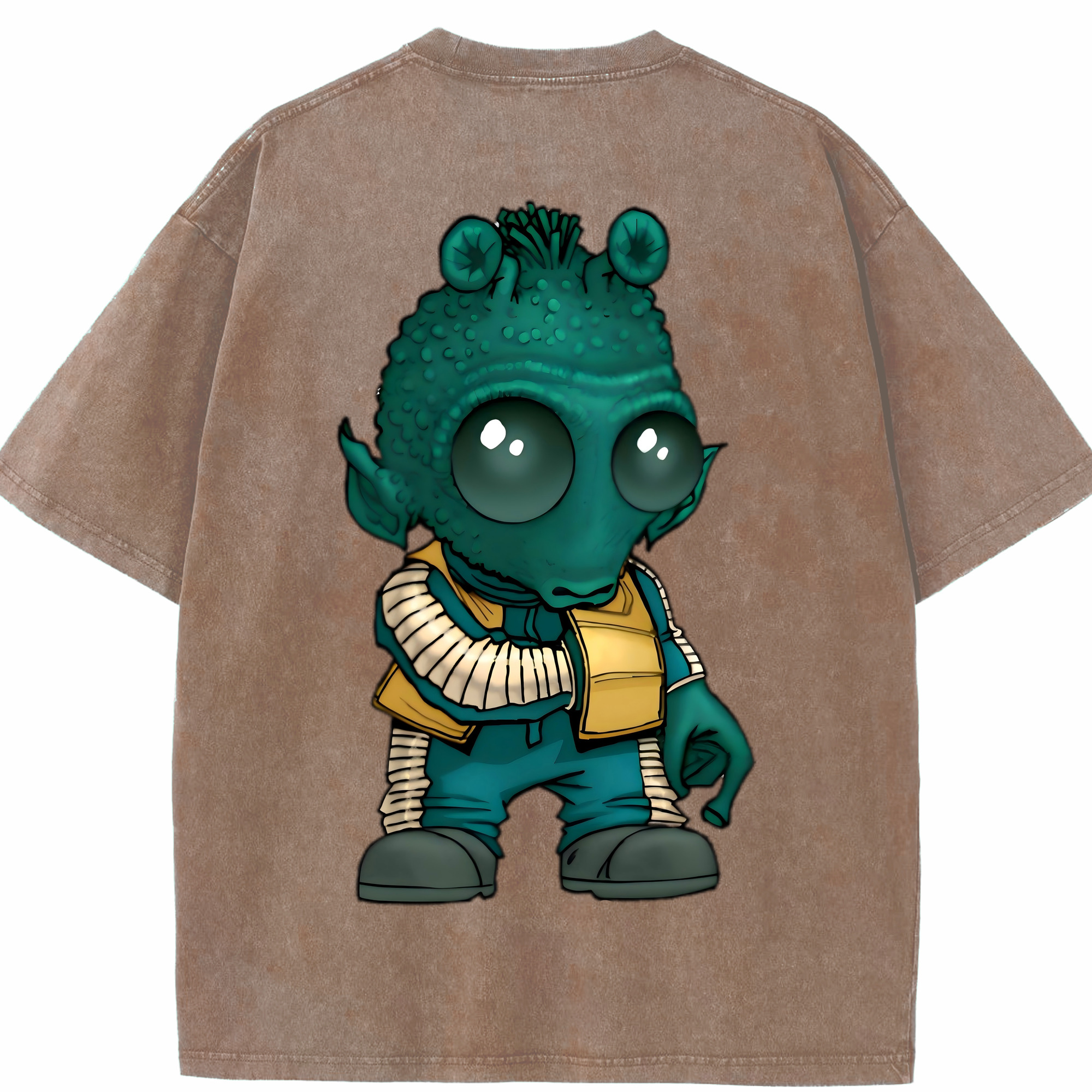 （画像用） スター・ウォーズ Star Wars 綿100% ヴィンテージ風 半袖Tシャツ（背面プリント）