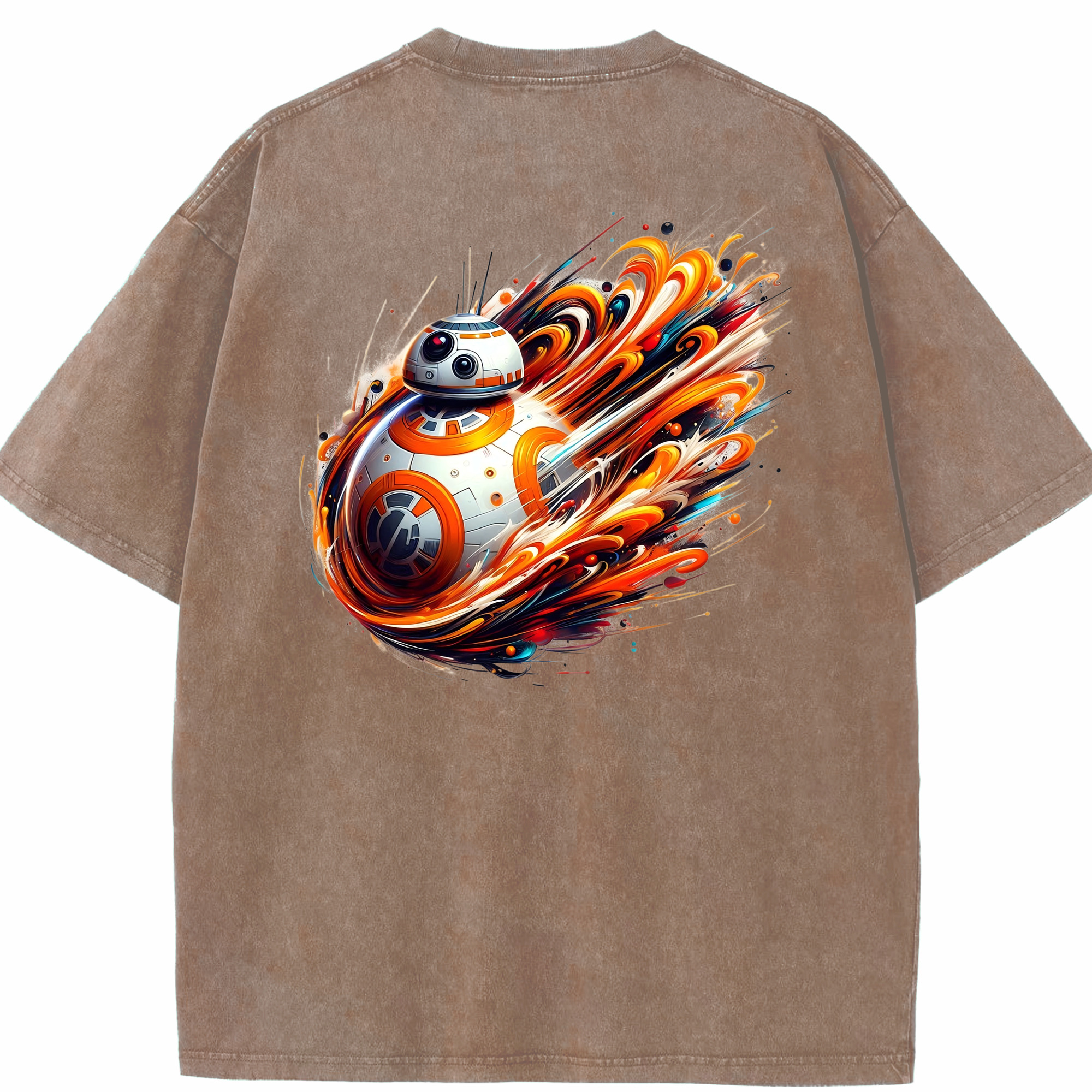 （画像用） スター・ウォーズ Star Wars 綿100% ヴィンテージ風 半袖Tシャツ（背面プリント）