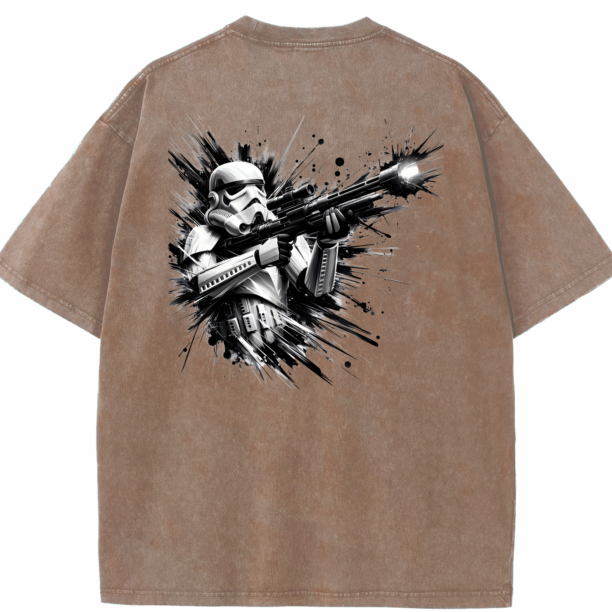 （画像用） スター・ウォーズ Star Wars 綿100% ヴィンテージ風 半袖Tシャツ（背面プリント）