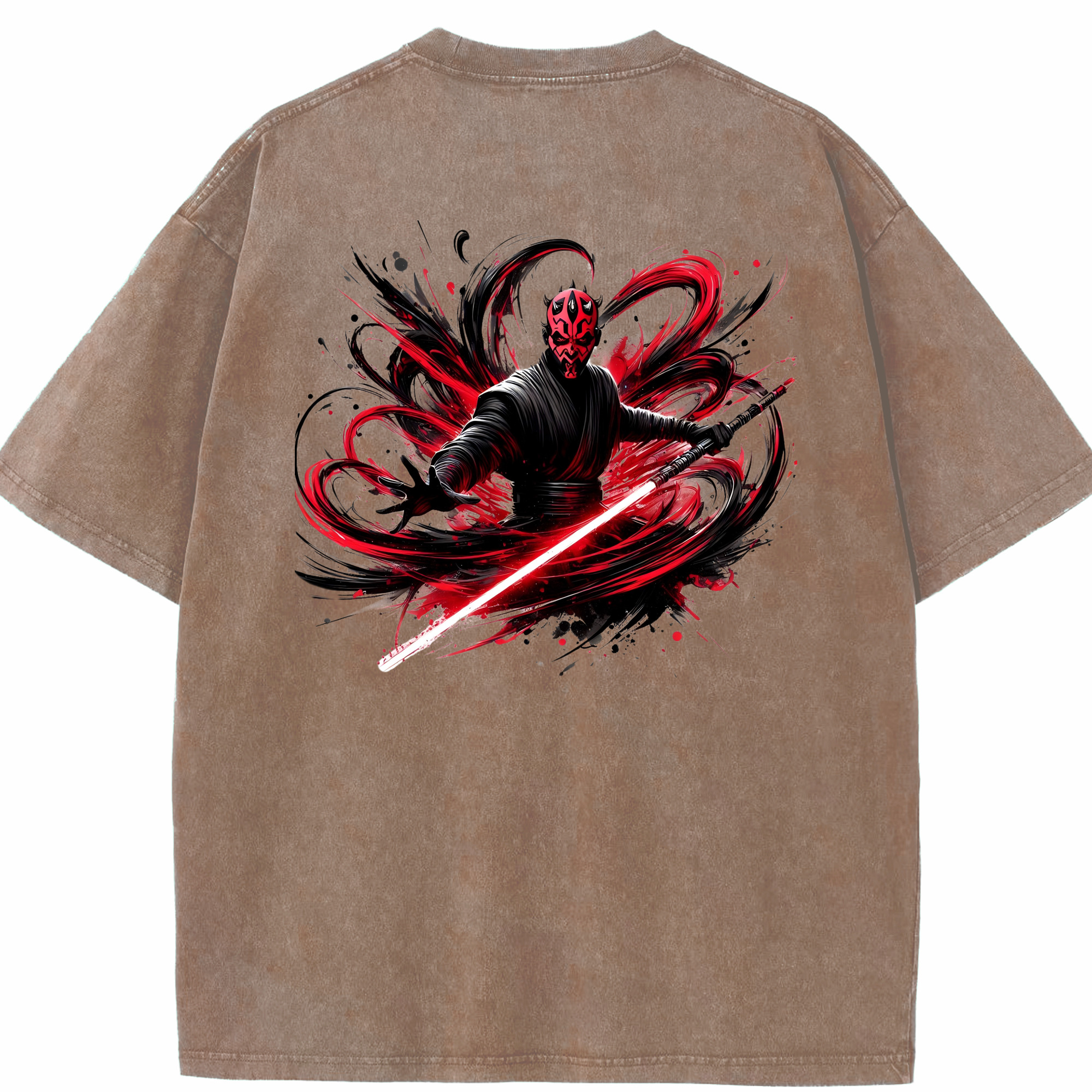 （画像用） スター・ウォーズ Star Wars 綿100% ヴィンテージ風 半袖Tシャツ（背面プリント）