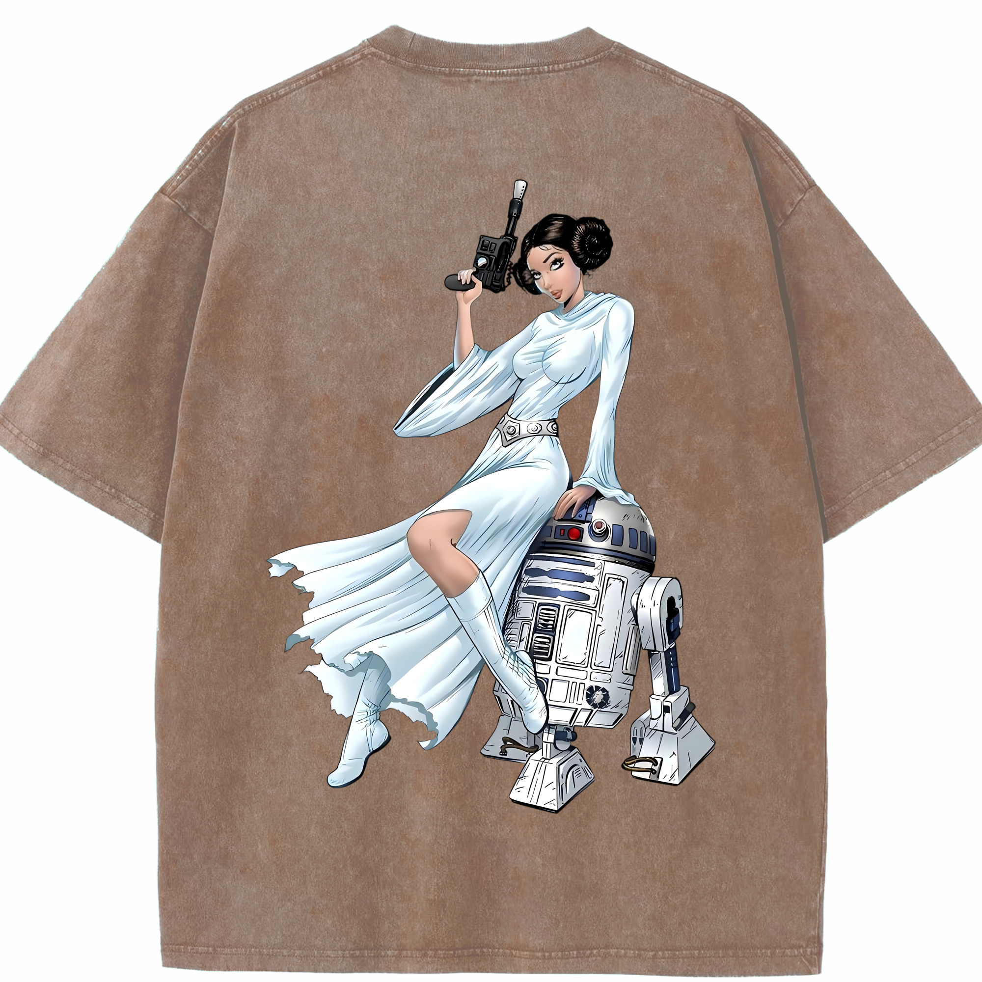 （画像用） スター・ウォーズ Star Wars 綿100% ヴィンテージ風 半袖Tシャツ（背面プリント）