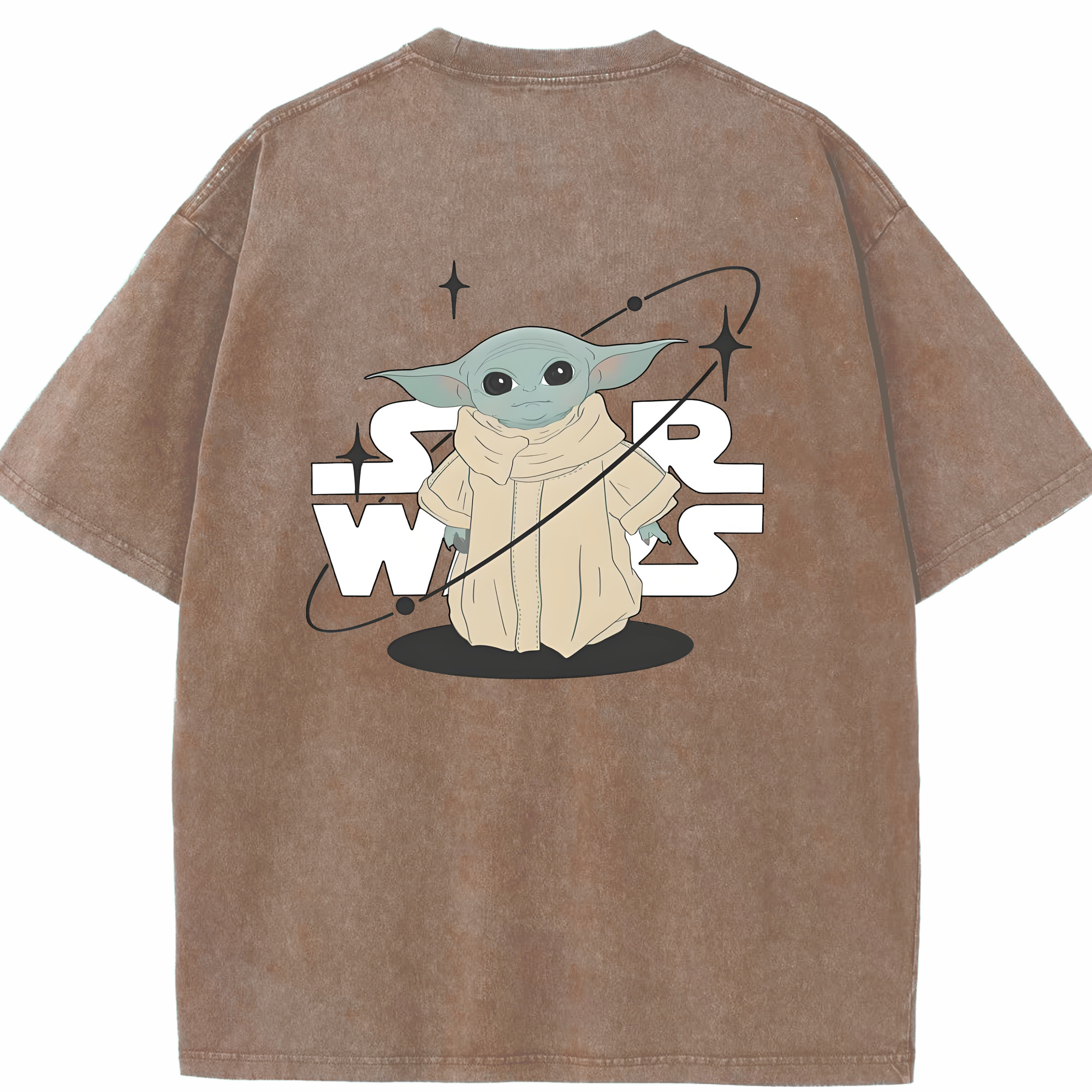 （画像用） スター・ウォーズ Star Wars 綿100% ヴィンテージ風 半袖Tシャツ（背面プリント）