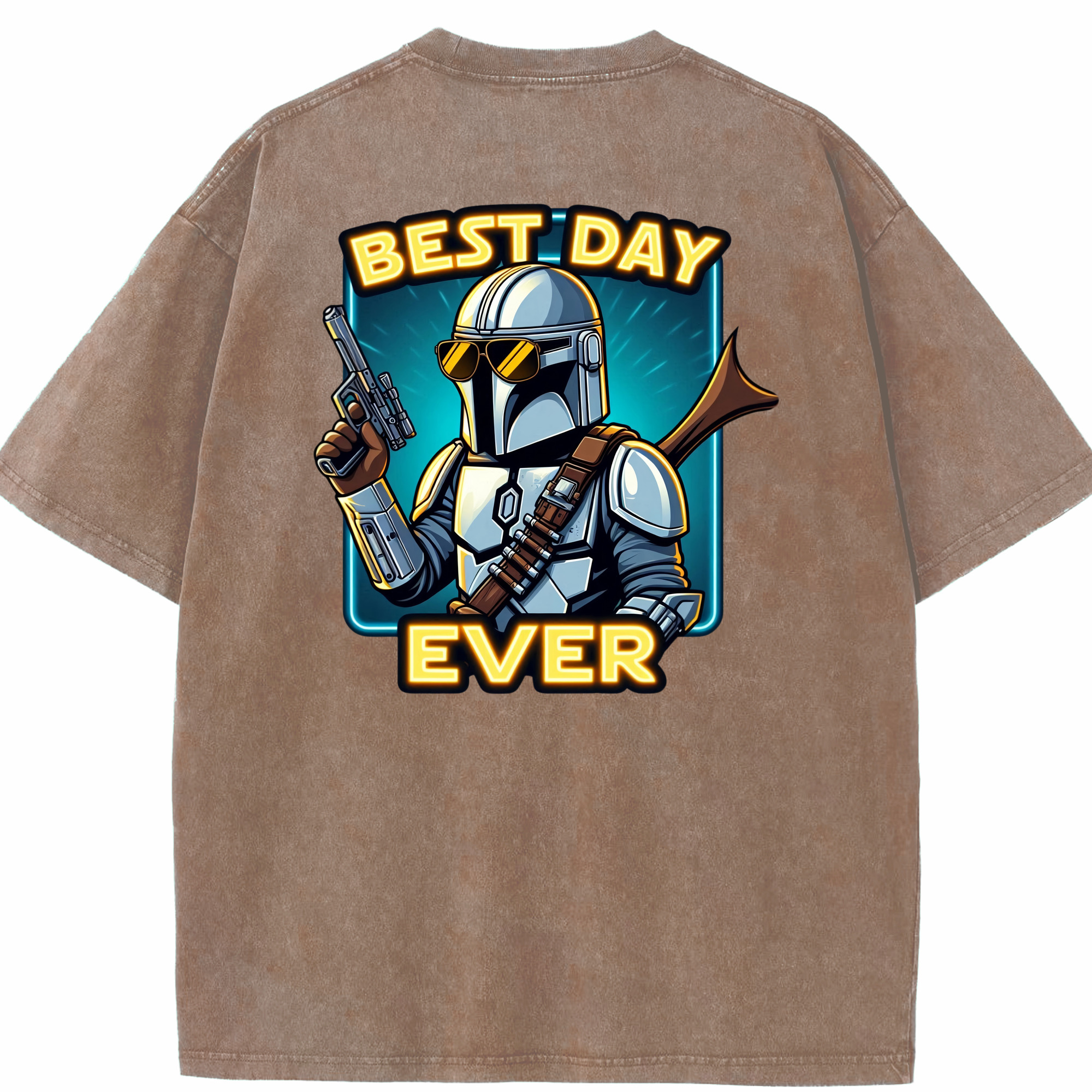 （画像用） スター・ウォーズ Star Wars 綿100% ヴィンテージ風 半袖Tシャツ（背面プリント）