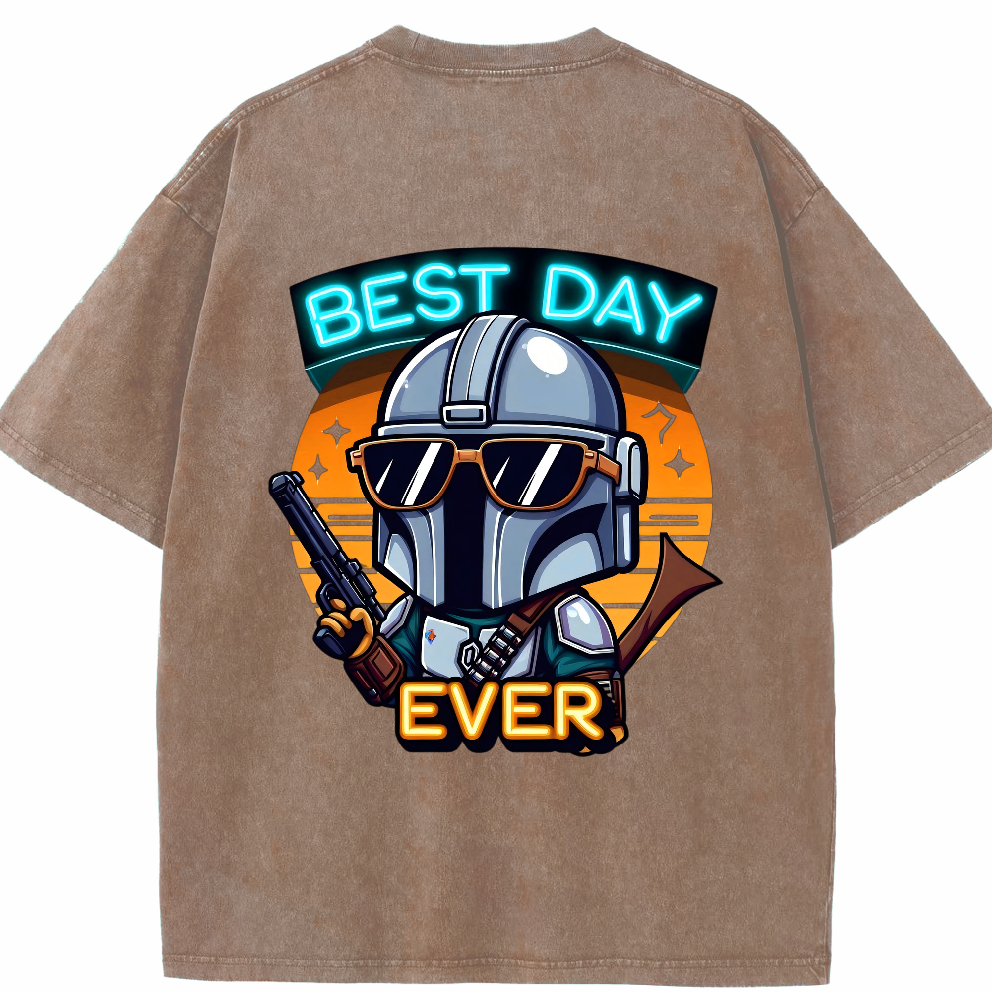 （画像用） スター・ウォーズ Star Wars 綿100% ヴィンテージ風 半袖Tシャツ（背面プリント）