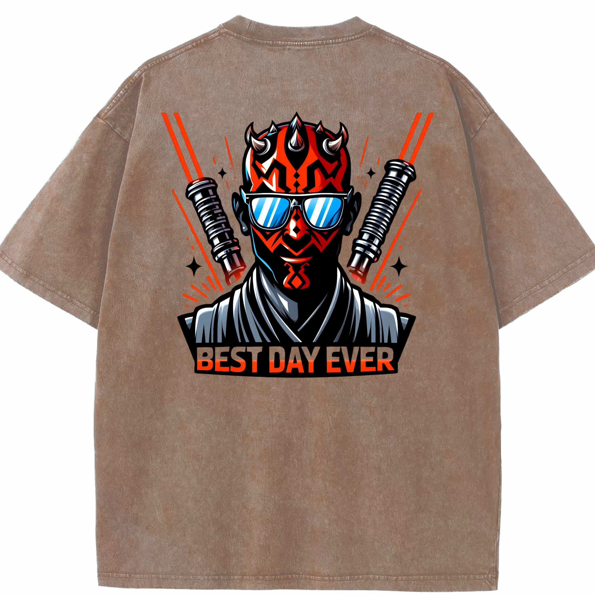 （画像用） スター・ウォーズ Star Wars 綿100% ヴィンテージ風 半袖Tシャツ（背面プリント）
