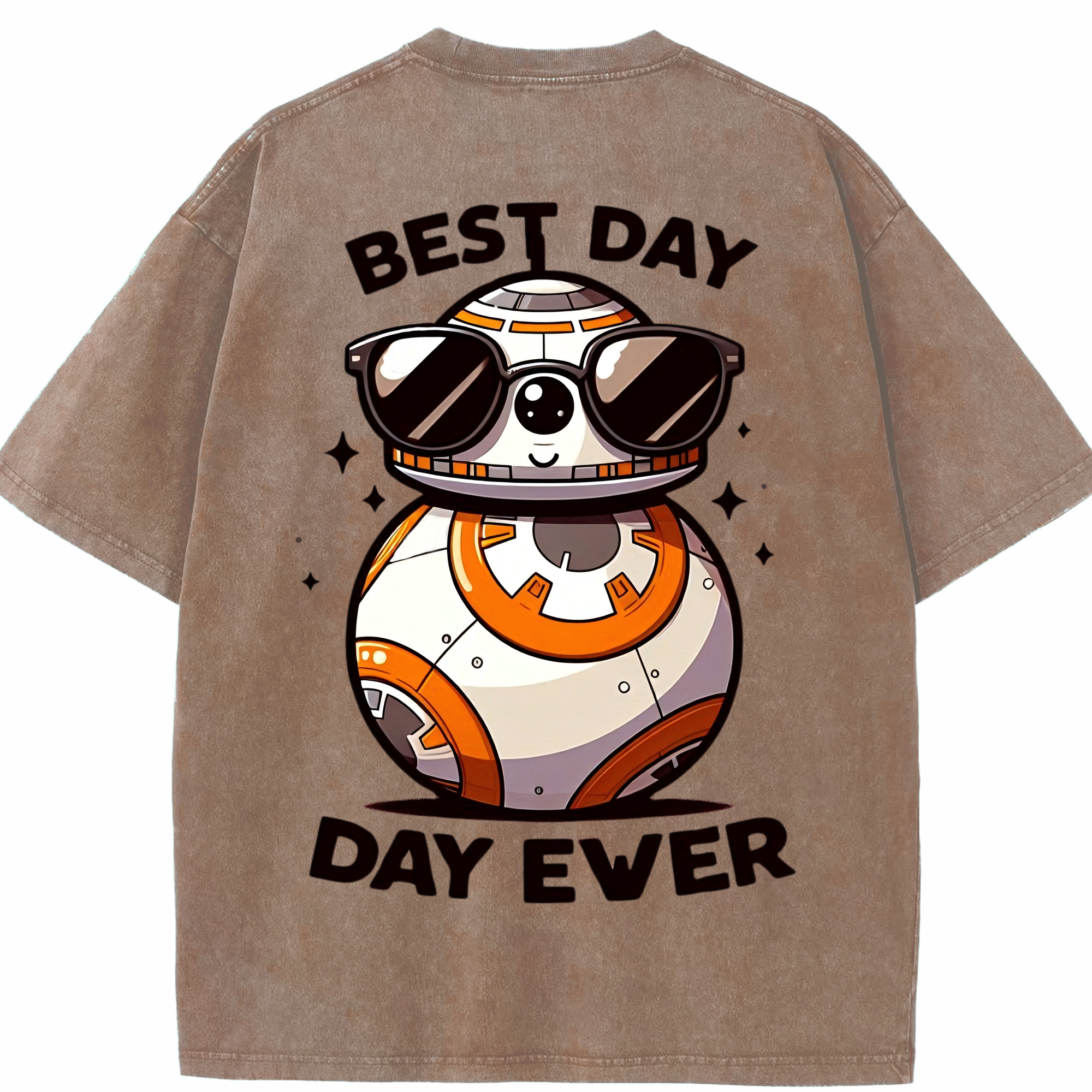 （画像用） スター・ウォーズ Star Wars 綿100% ヴィンテージ風 半袖Tシャツ（背面プリント）