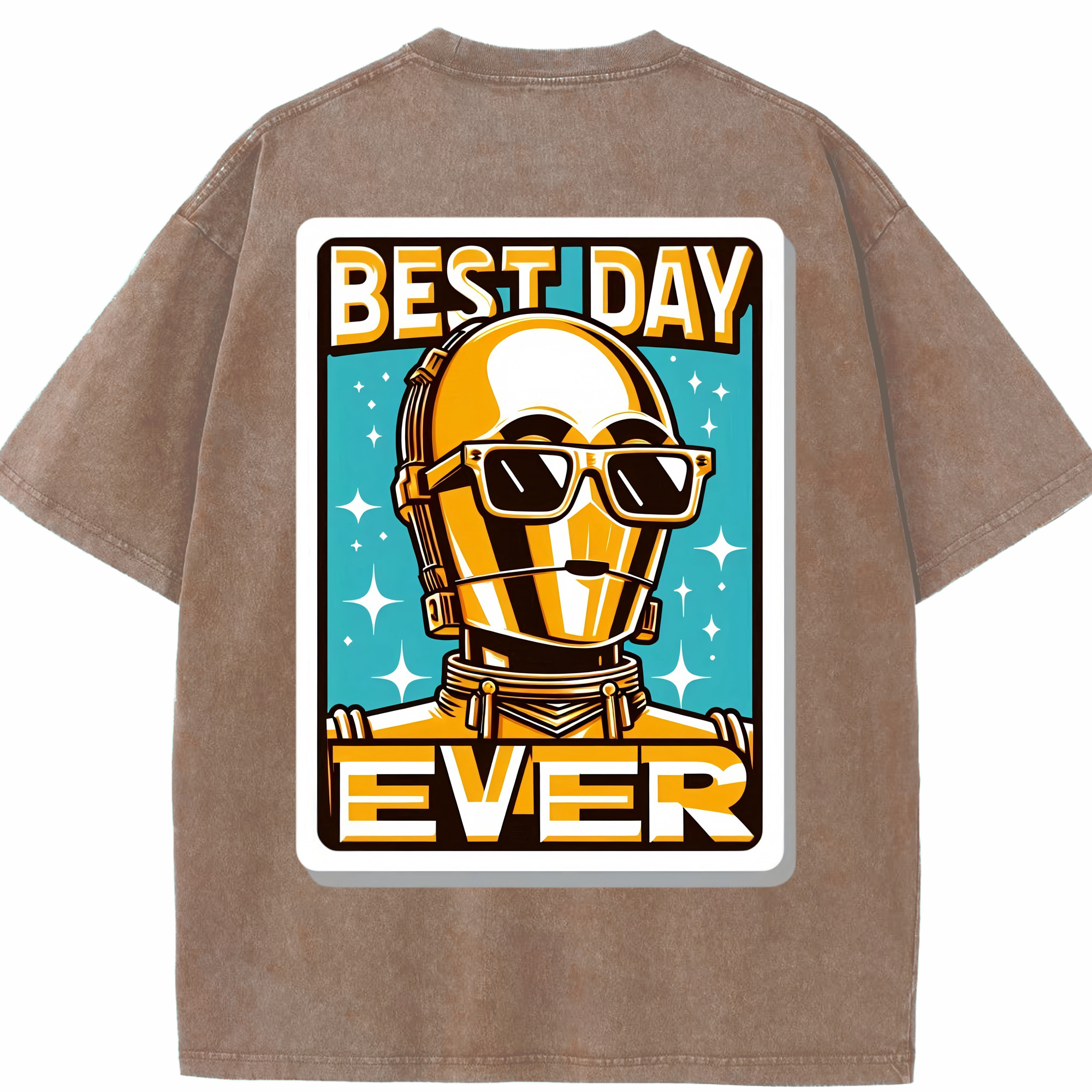 （画像用） スター・ウォーズ Star Wars 綿100% ヴィンテージ風 半袖Tシャツ（背面プリント）