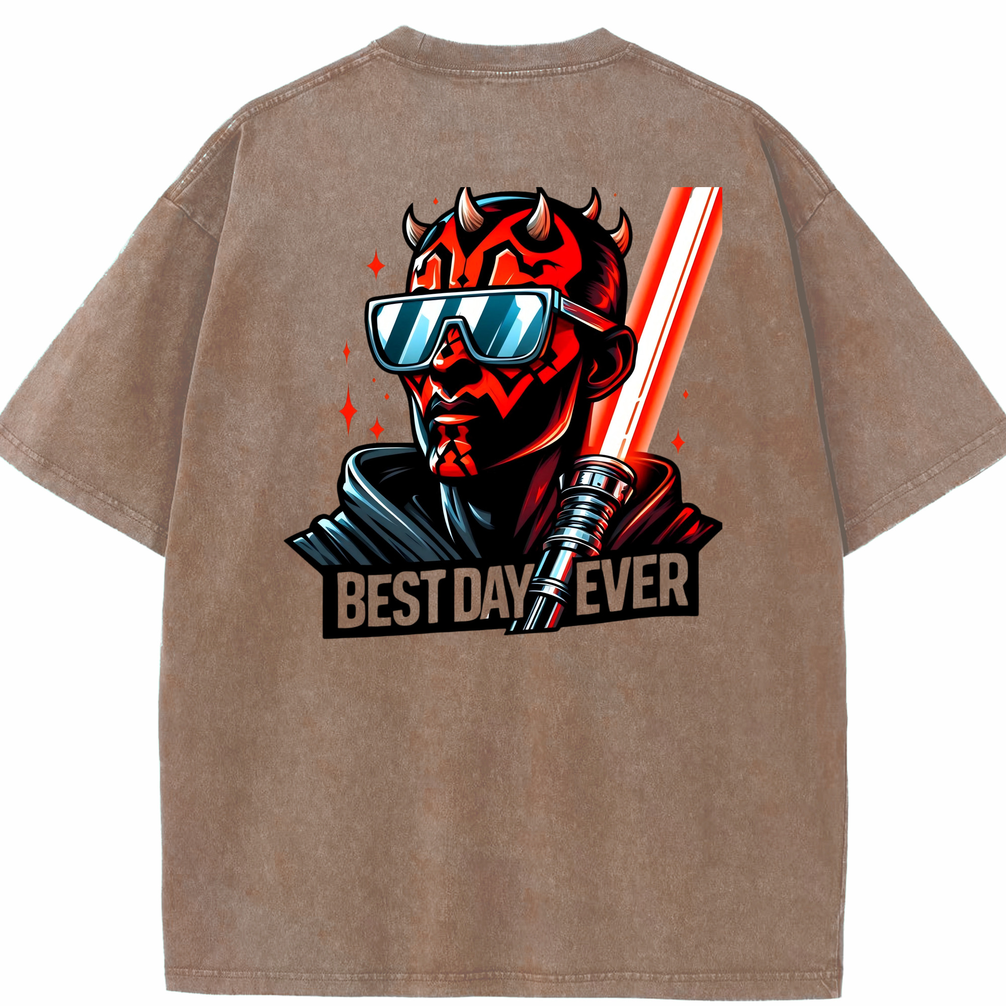 （画像用） スター・ウォーズ Star Wars 綿100% ヴィンテージ風 半袖Tシャツ（背面プリント）