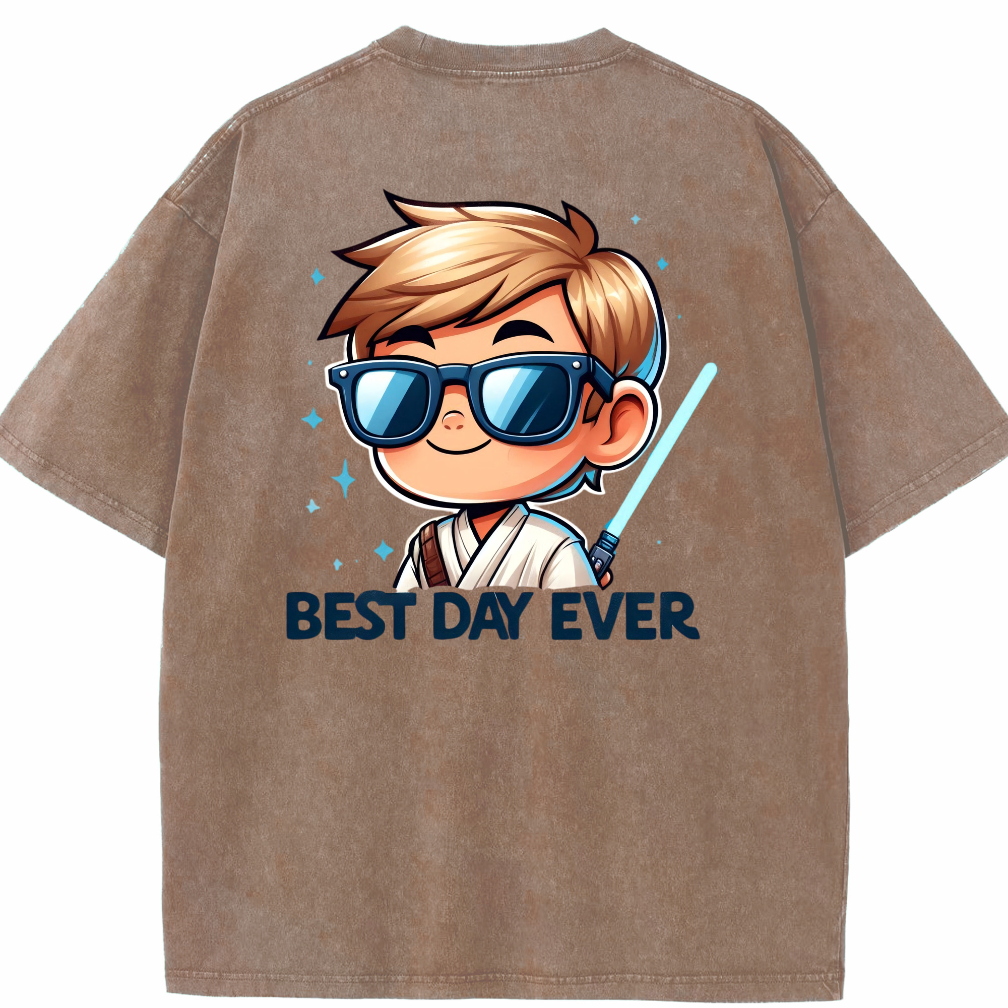 （画像用） スター・ウォーズ Star Wars 綿100% ヴィンテージ風 半袖Tシャツ（背面プリント）