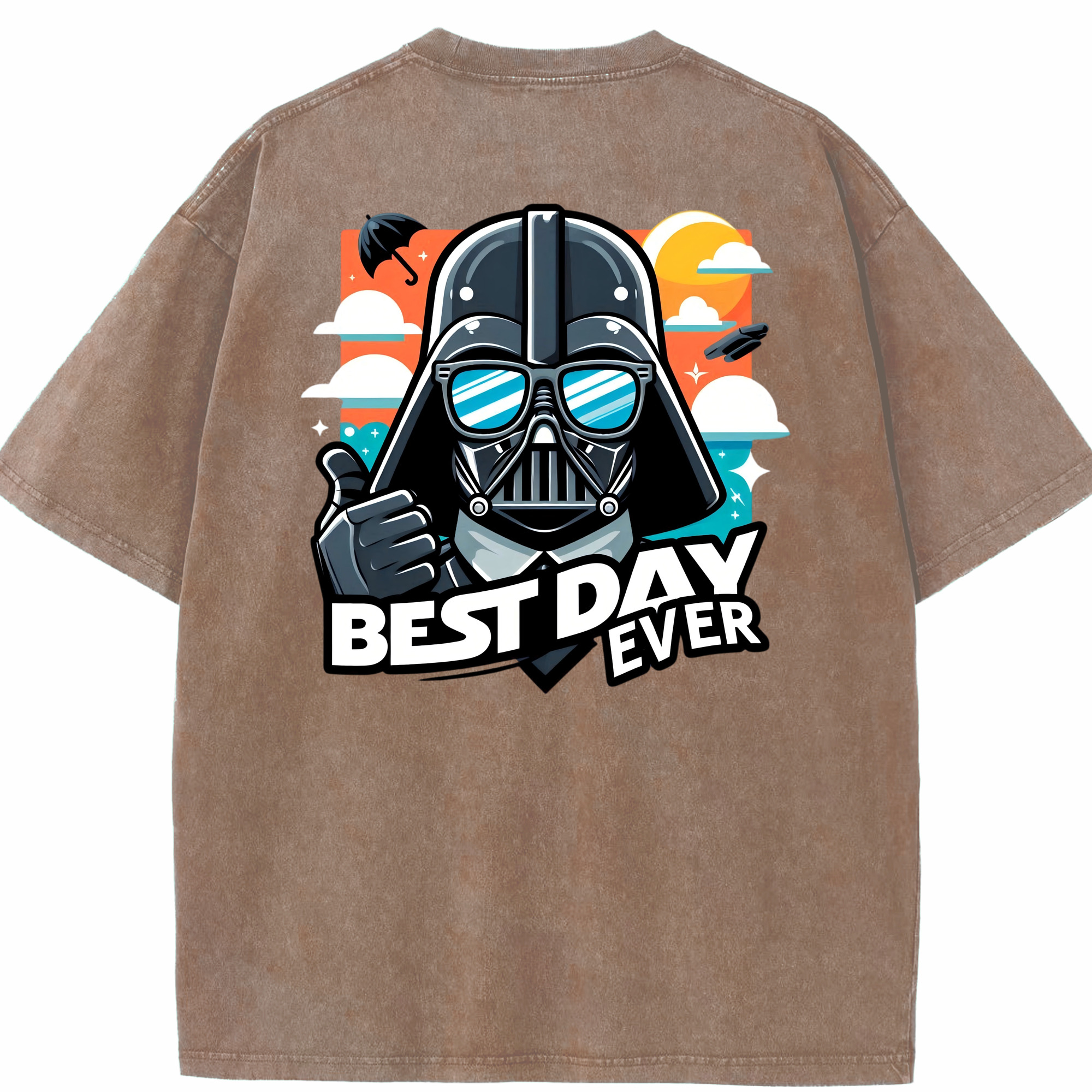 （画像用） スター・ウォーズ Star Wars 綿100% ヴィンテージ風 半袖Tシャツ（背面プリント）