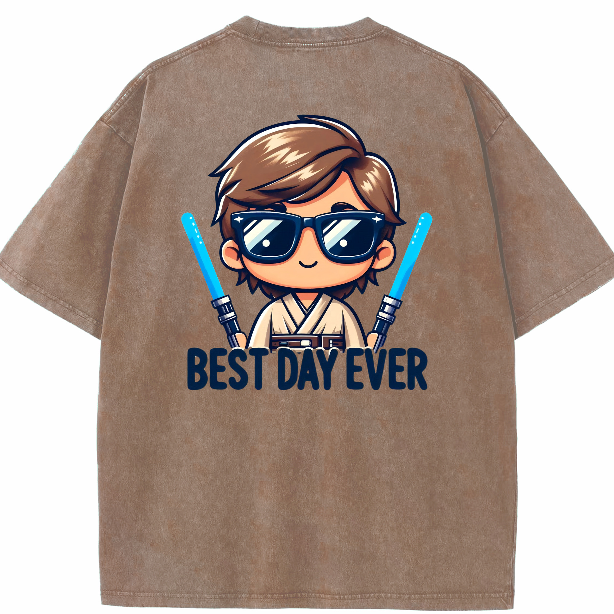 （画像用） スター・ウォーズ Star Wars 綿100% ヴィンテージ風 半袖Tシャツ（背面プリント）