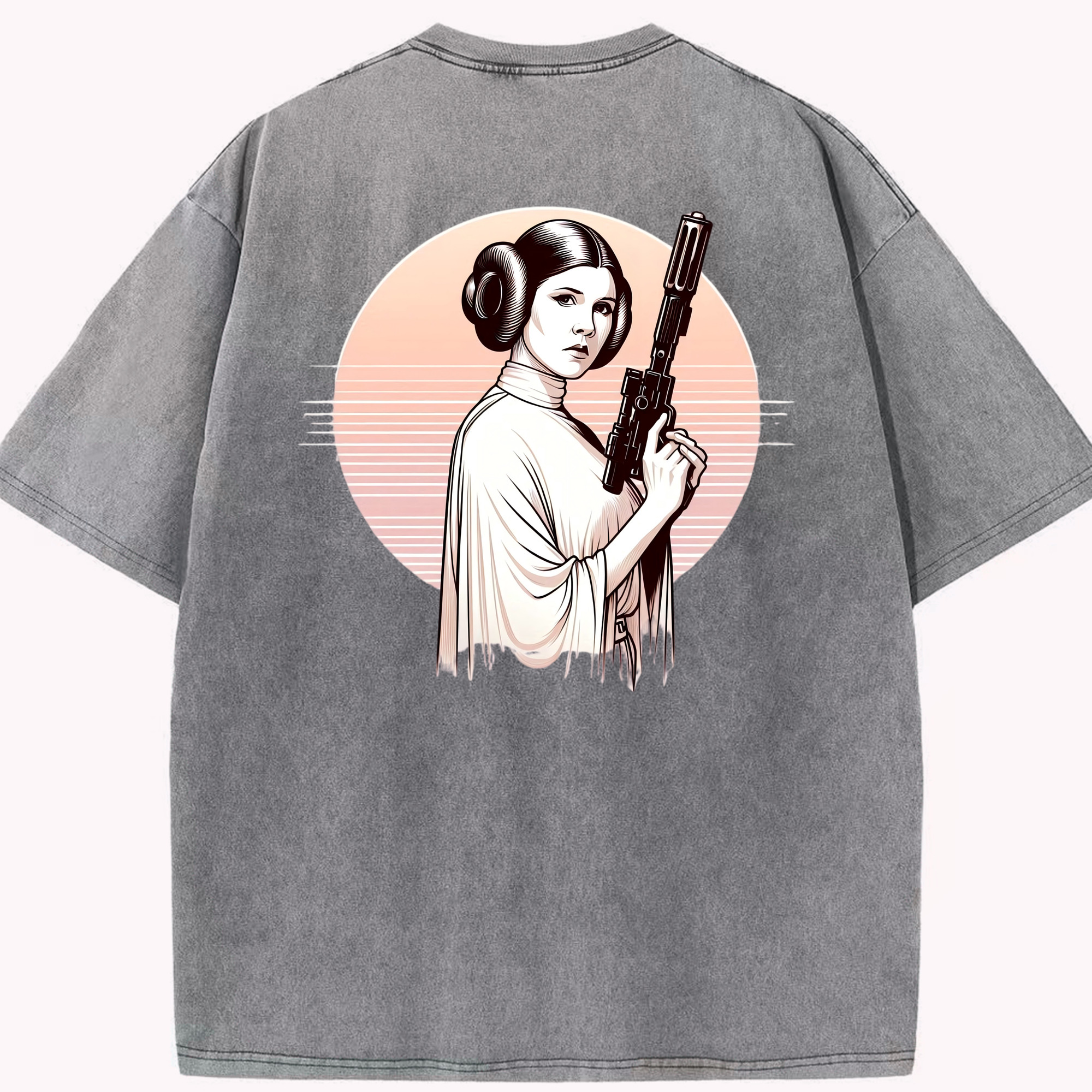 （画像用） スター・ウォーズ Star Wars 綿100% ヴィンテージ風 半袖Tシャツ（背面プリント）