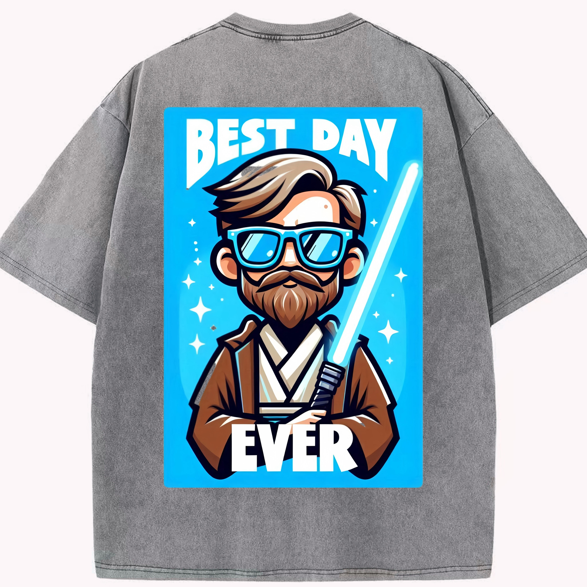 （画像用） スター・ウォーズ Star Wars 綿100% ヴィンテージ風 半袖Tシャツ（背面プリント）