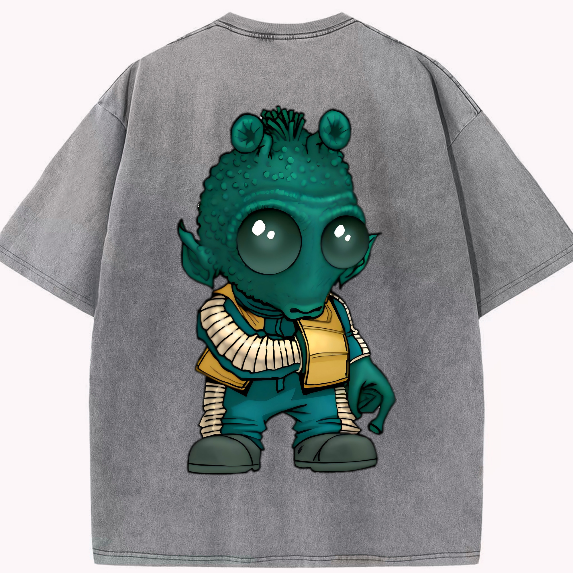 （画像用） スター・ウォーズ Star Wars 綿100% ヴィンテージ風 半袖Tシャツ（背面プリント）