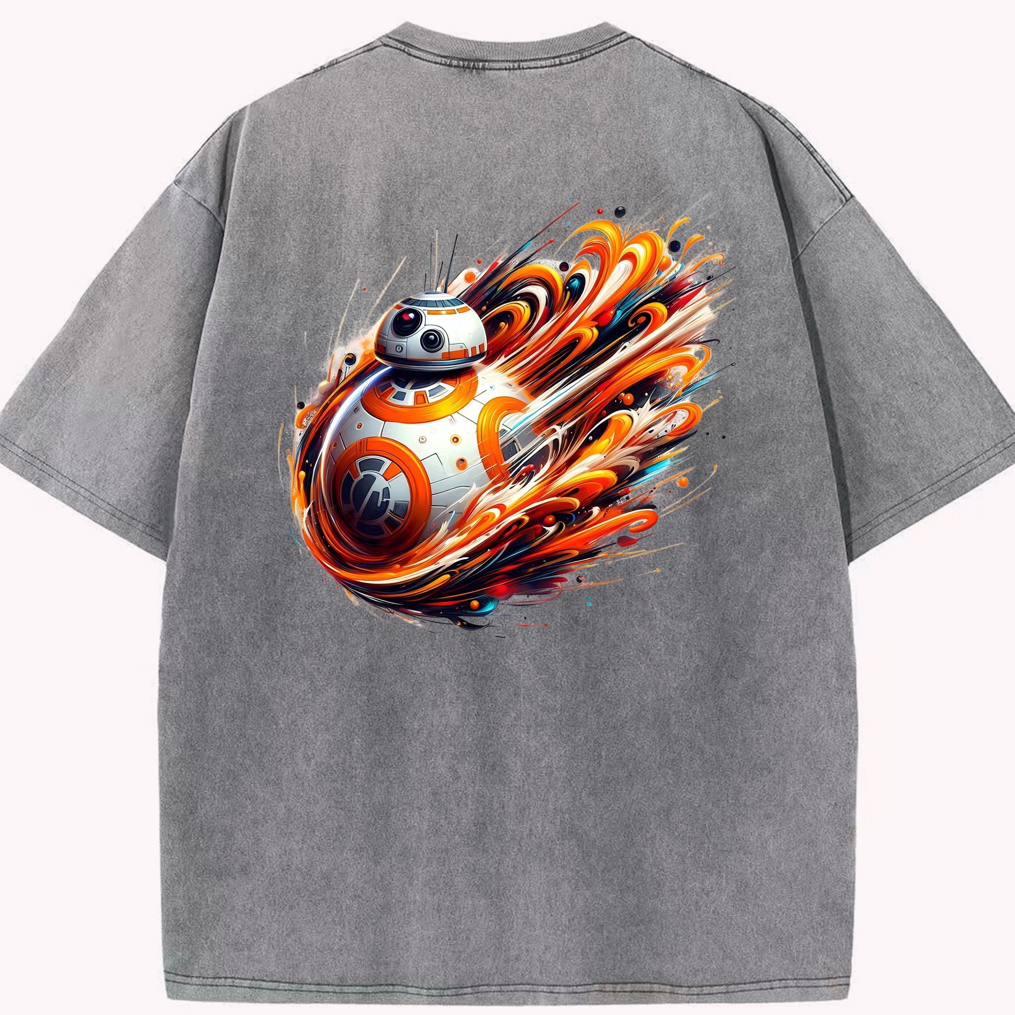 （画像用） スター・ウォーズ Star Wars 綿100% ヴィンテージ風 半袖Tシャツ（背面プリント）