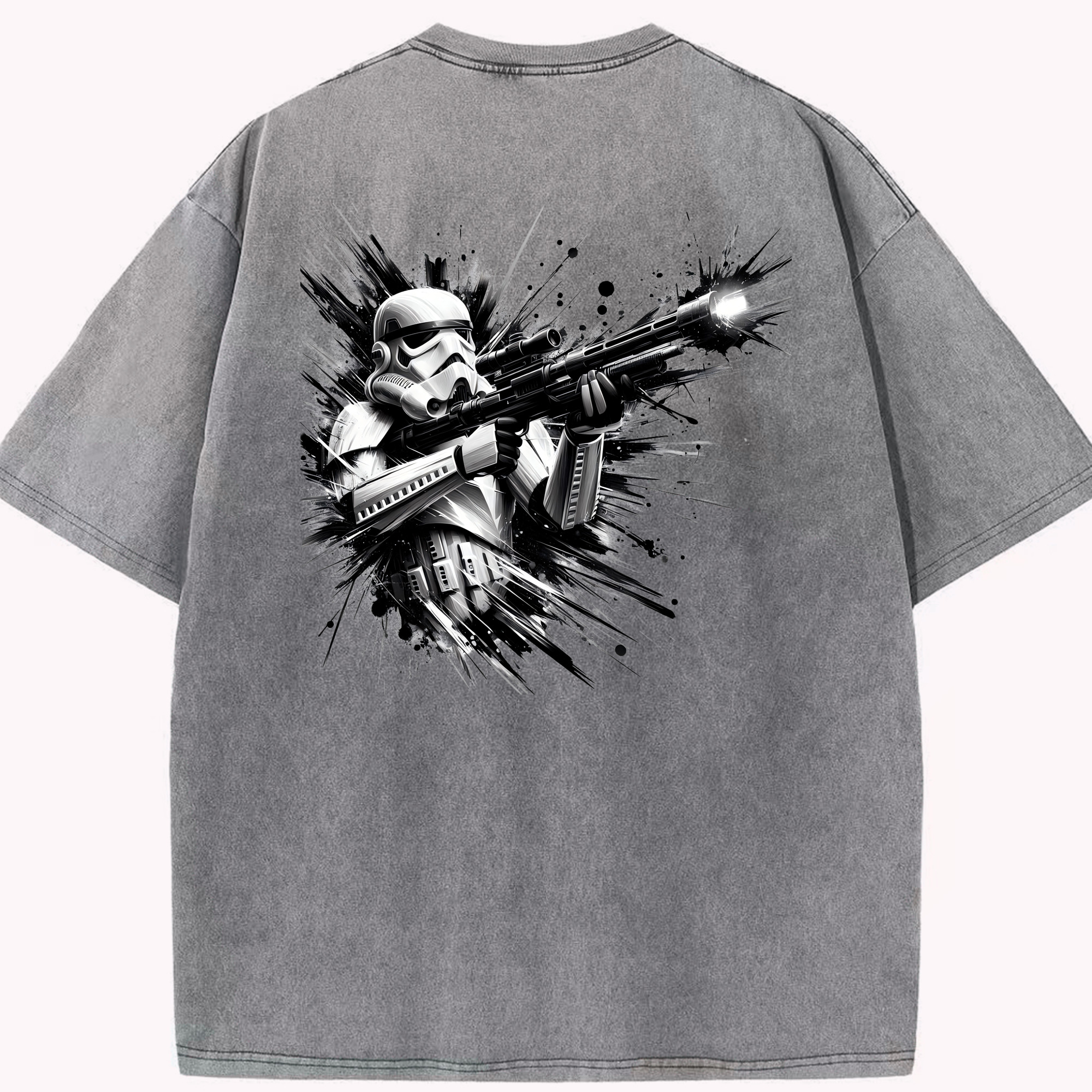 （画像用） スター・ウォーズ Star Wars 綿100% ヴィンテージ風 半袖Tシャツ（背面プリント）