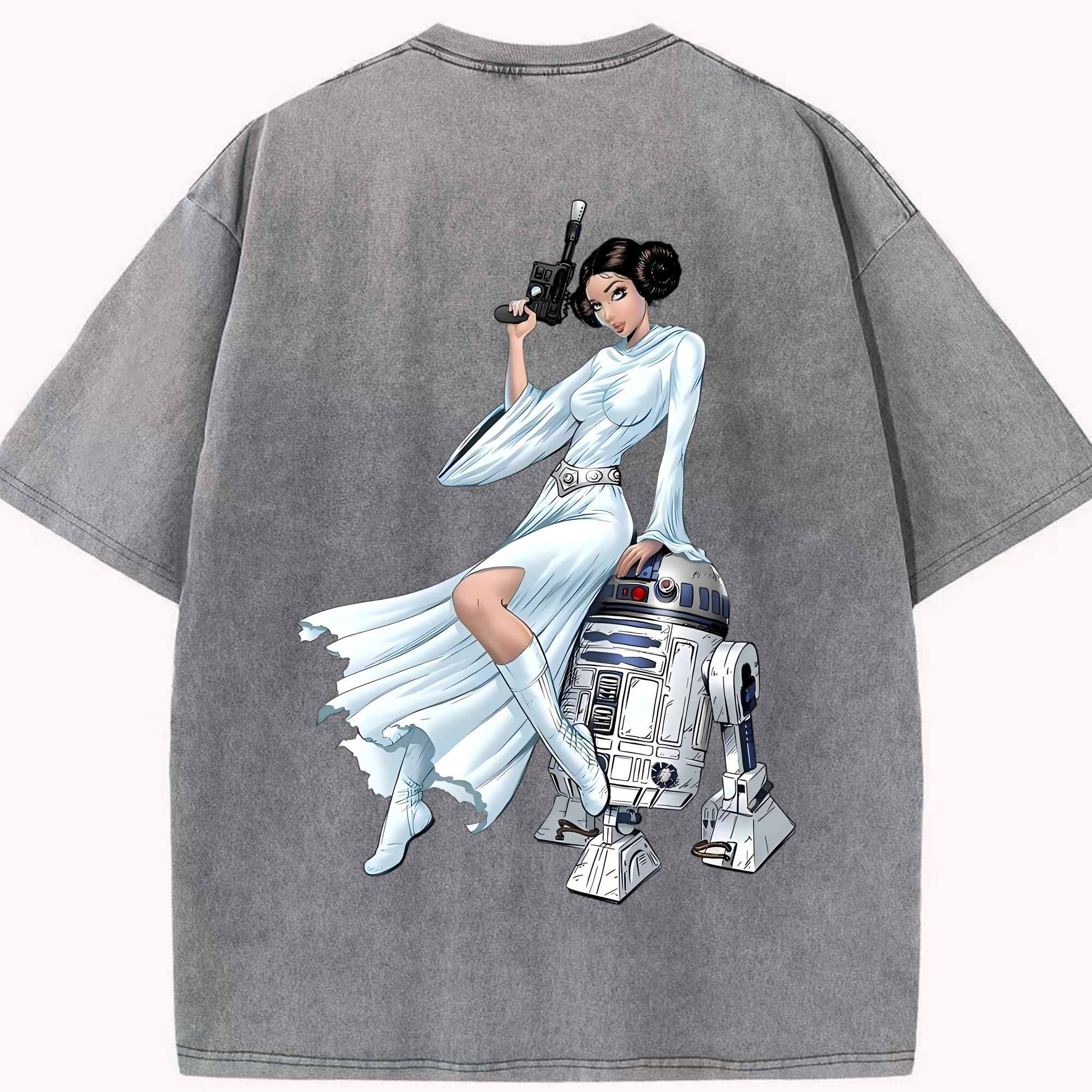 （画像用） スター・ウォーズ Star Wars 綿100% ヴィンテージ風 半袖Tシャツ（背面プリント）