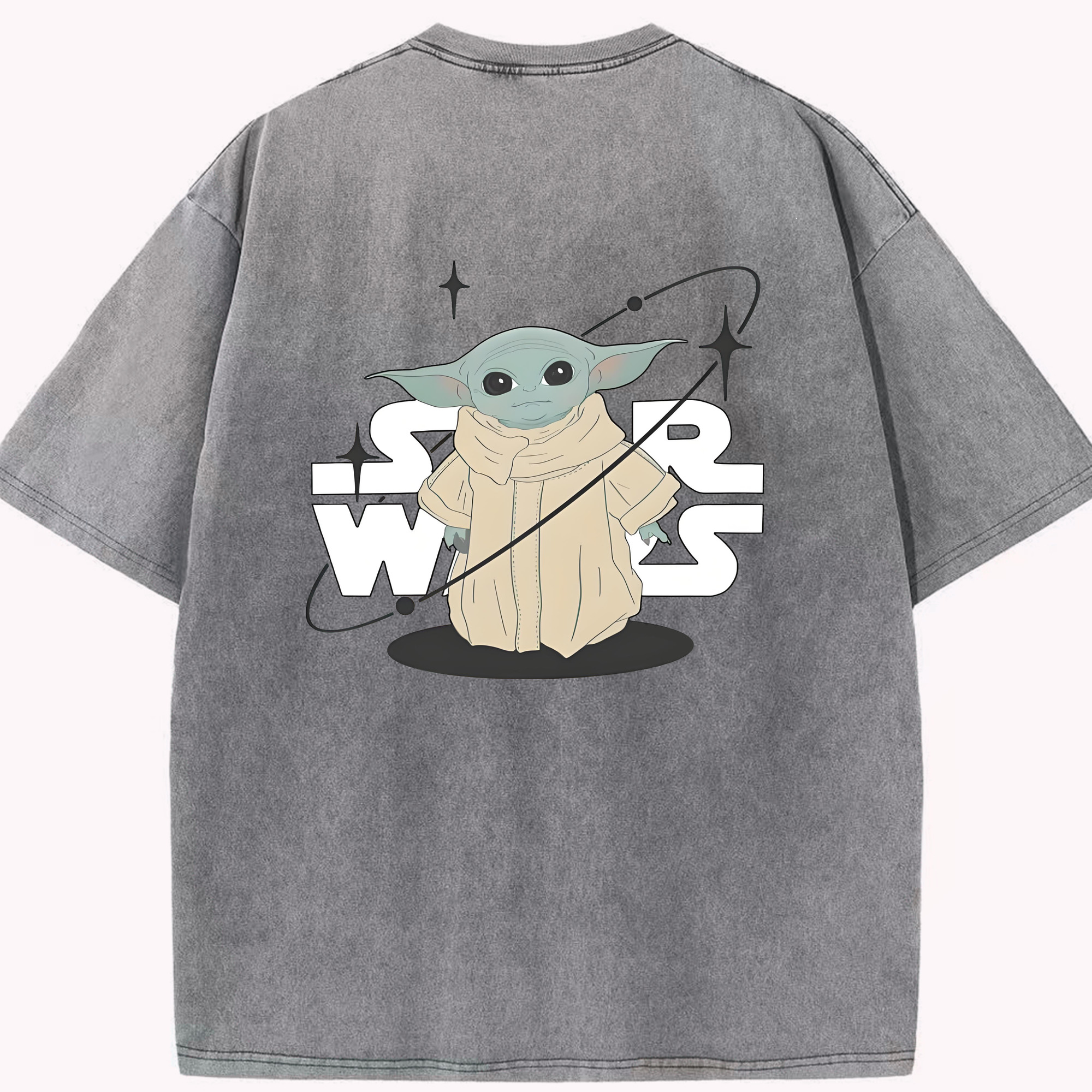 （画像用） スター・ウォーズ Star Wars 綿100% ヴィンテージ風 半袖Tシャツ（背面プリント）