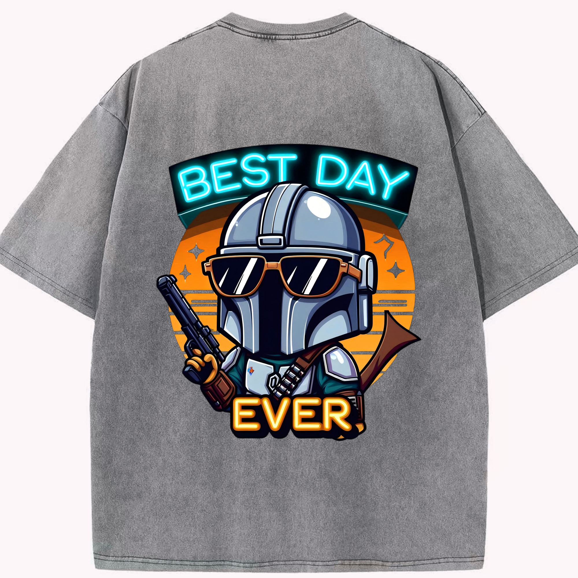 （画像用） スター・ウォーズ Star Wars 綿100% ヴィンテージ風 半袖Tシャツ（背面プリント）
