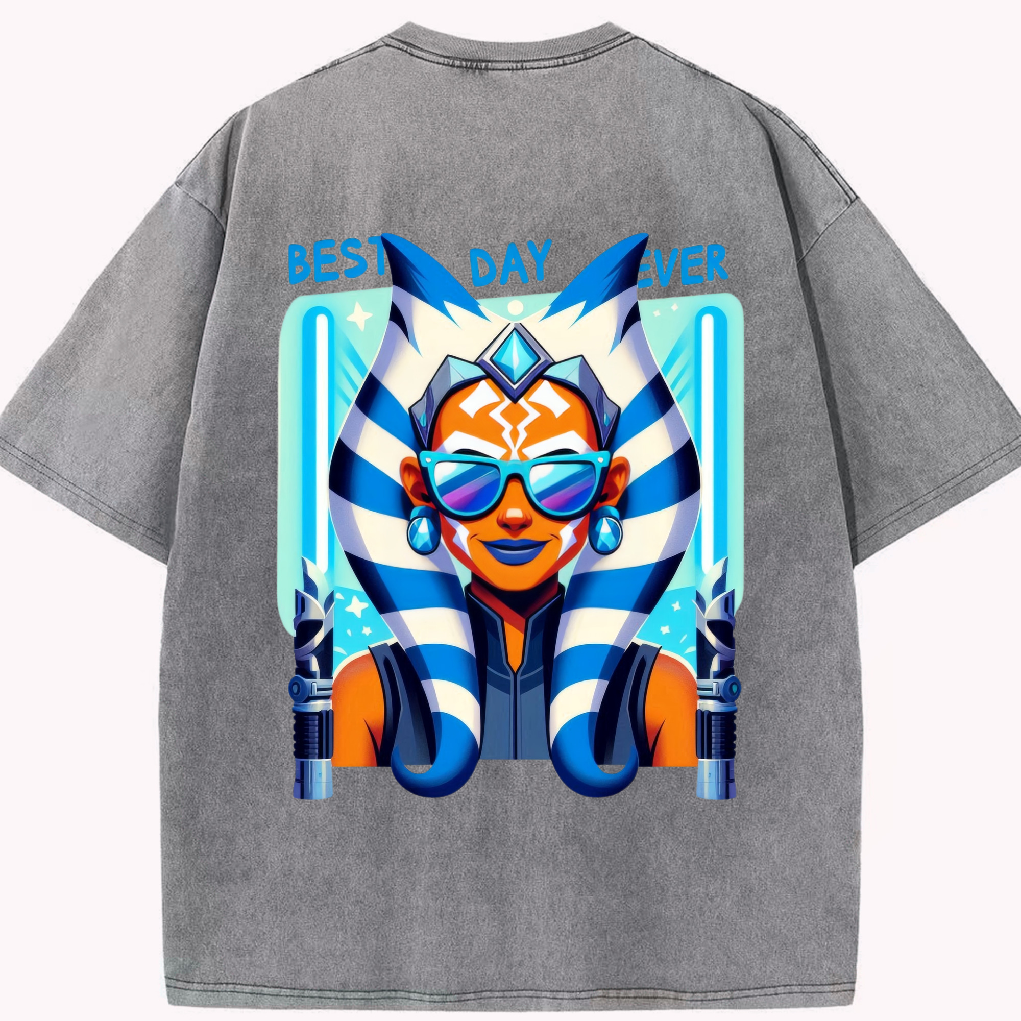 （画像用） スター・ウォーズ Star Wars 綿100% ヴィンテージ風 半袖Tシャツ（背面プリント）