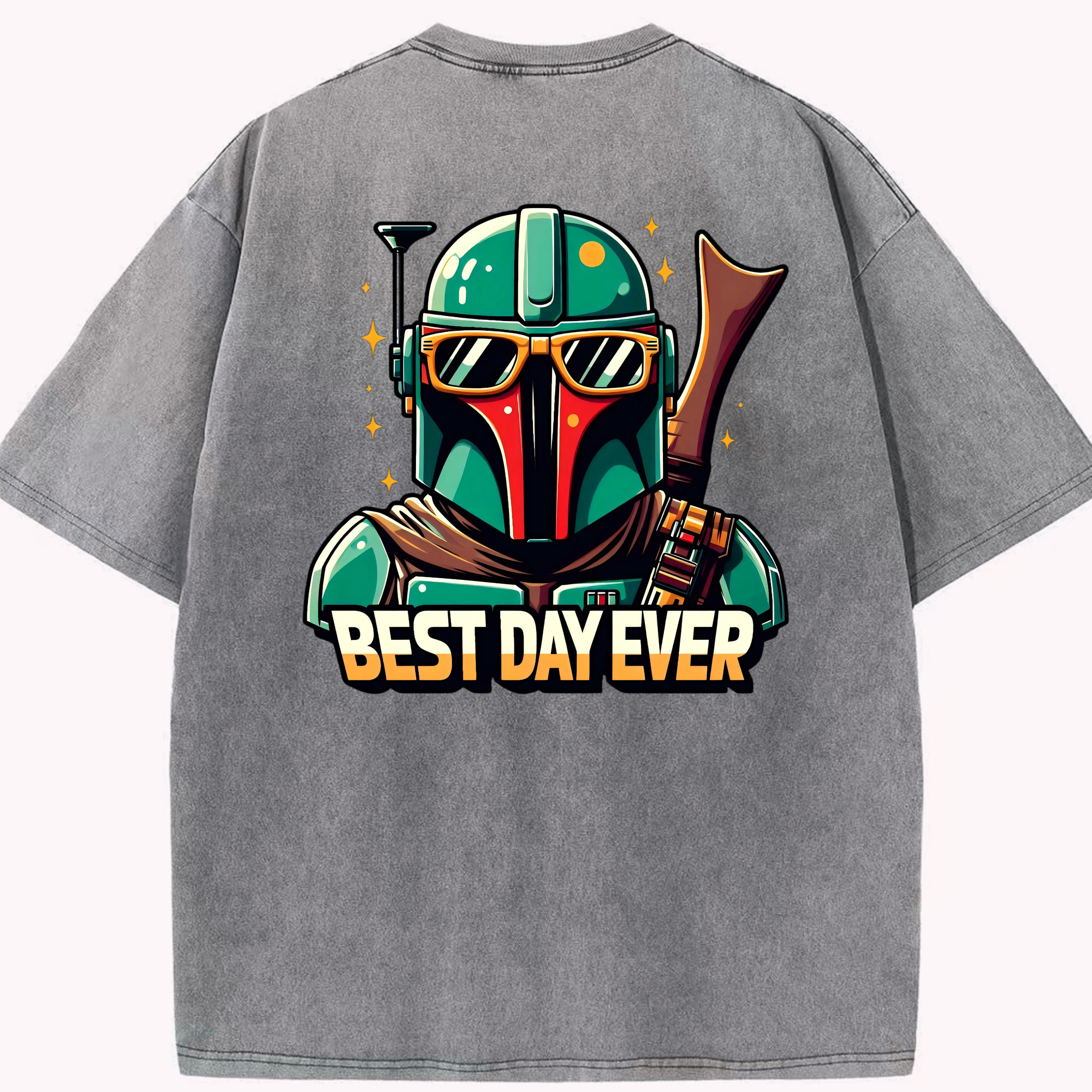 （画像用） スター・ウォーズ Star Wars 綿100% ヴィンテージ風 半袖Tシャツ（背面プリント）