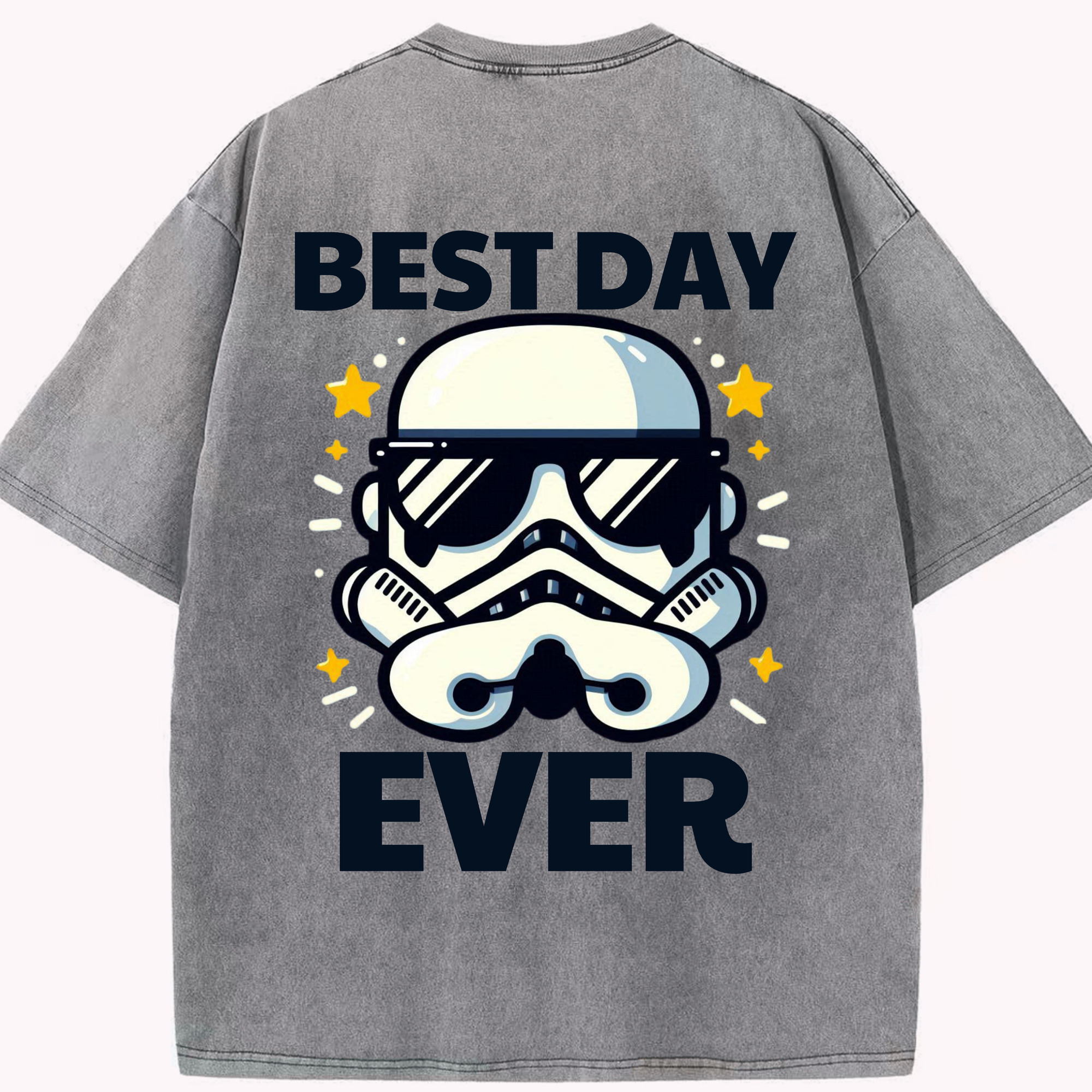 （画像用） スター・ウォーズ Star Wars 綿100% ヴィンテージ風 半袖Tシャツ（背面プリント）