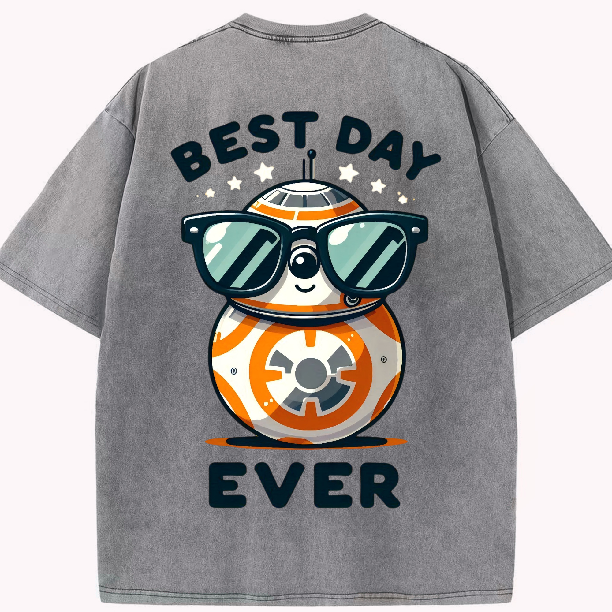 （画像用） スター・ウォーズ Star Wars 綿100% ヴィンテージ風 半袖Tシャツ（背面プリント）