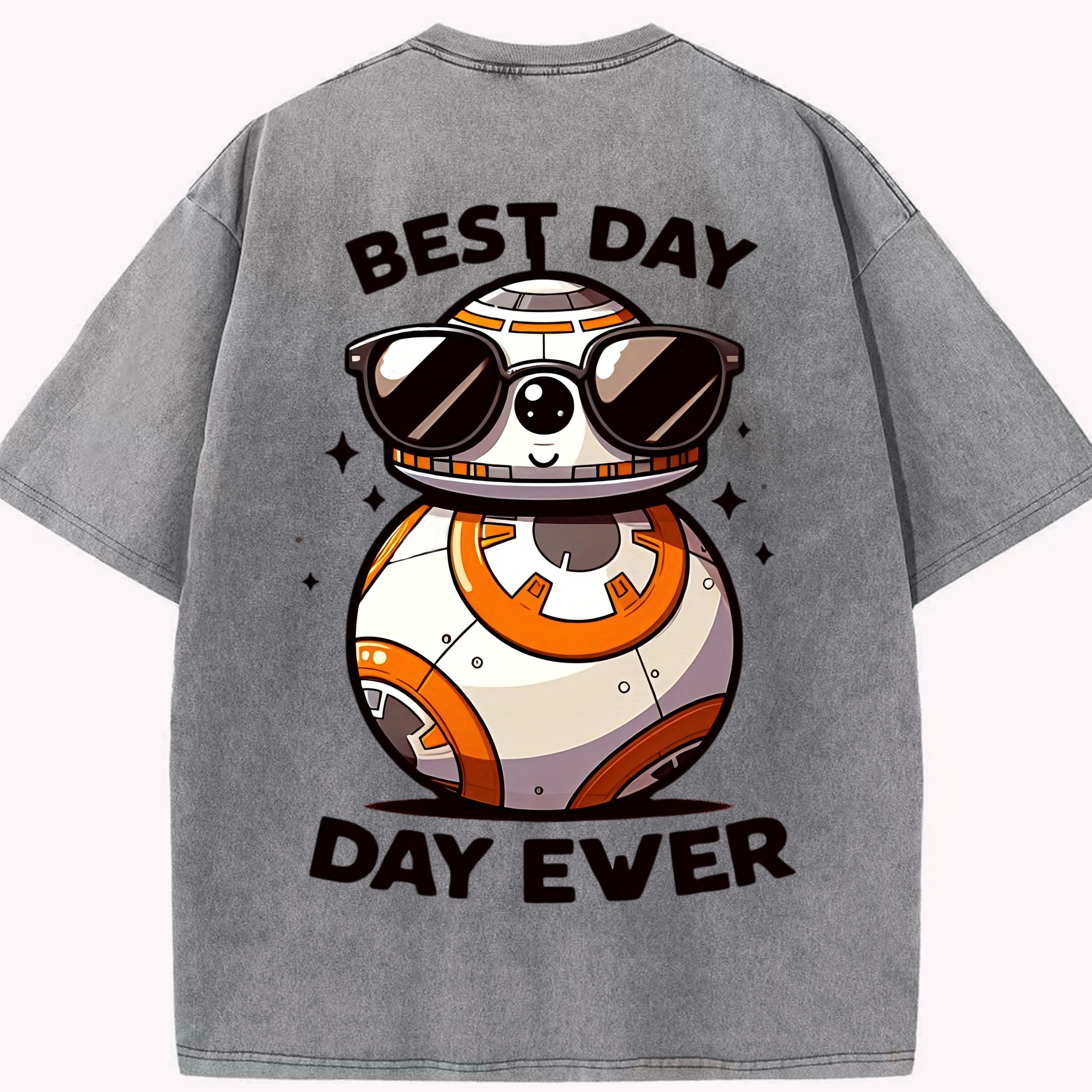 （画像用） スター・ウォーズ Star Wars 綿100% ヴィンテージ風 半袖Tシャツ（背面プリント）