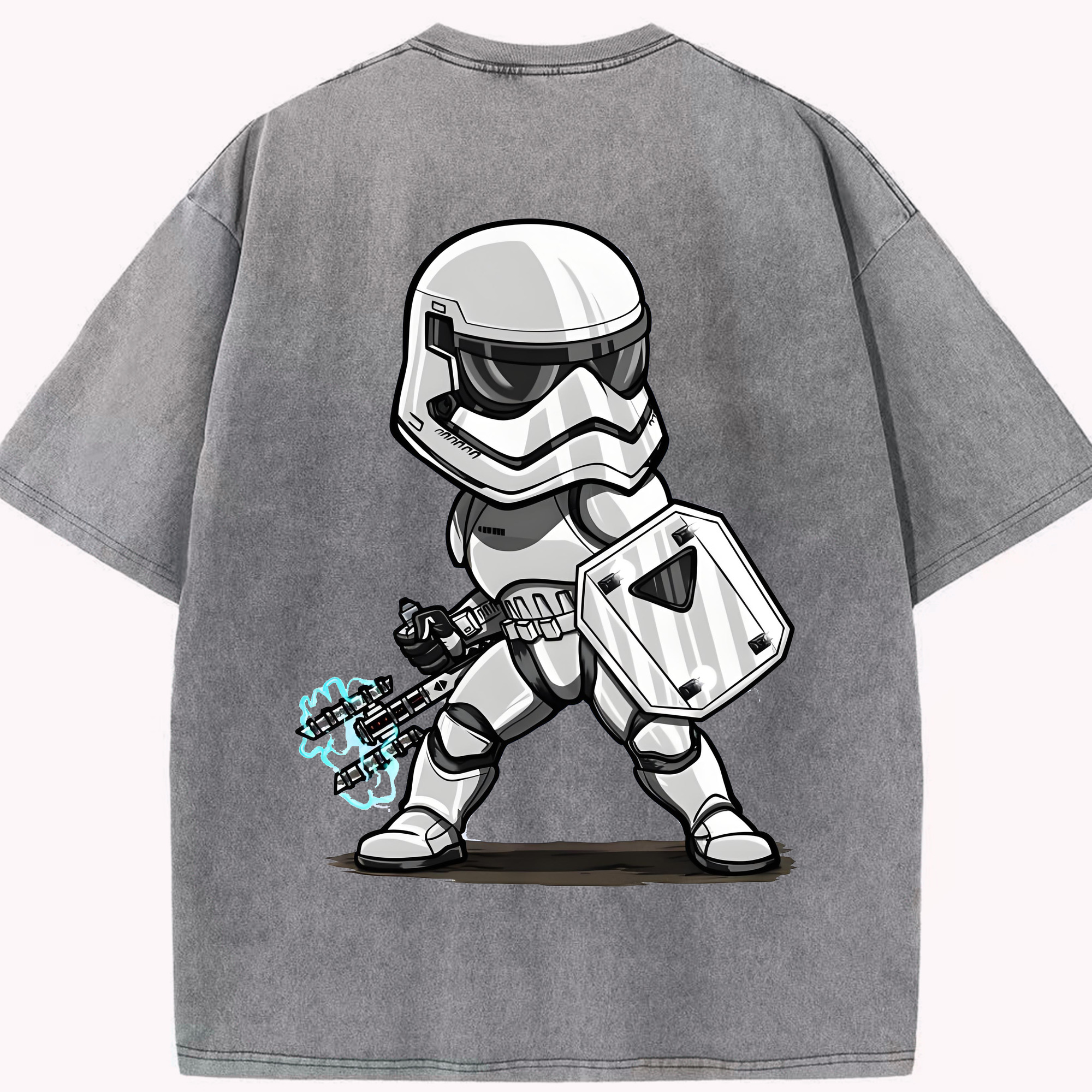 （画像用） スター・ウォーズ Star Wars 綿100% ヴィンテージ風 半袖Tシャツ（背面プリント）
