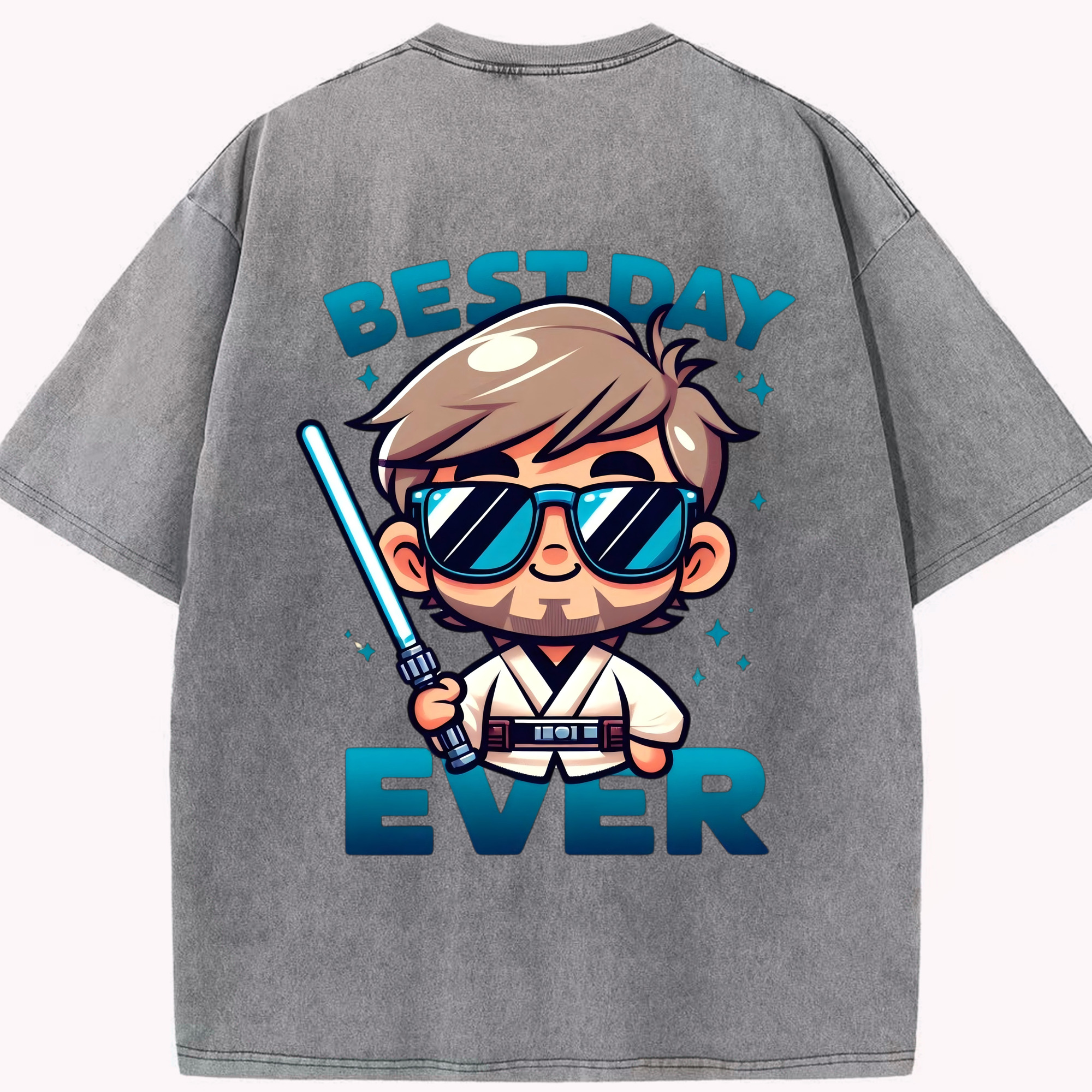 （画像用） スター・ウォーズ Star Wars 綿100% ヴィンテージ風 半袖Tシャツ（背面プリント）