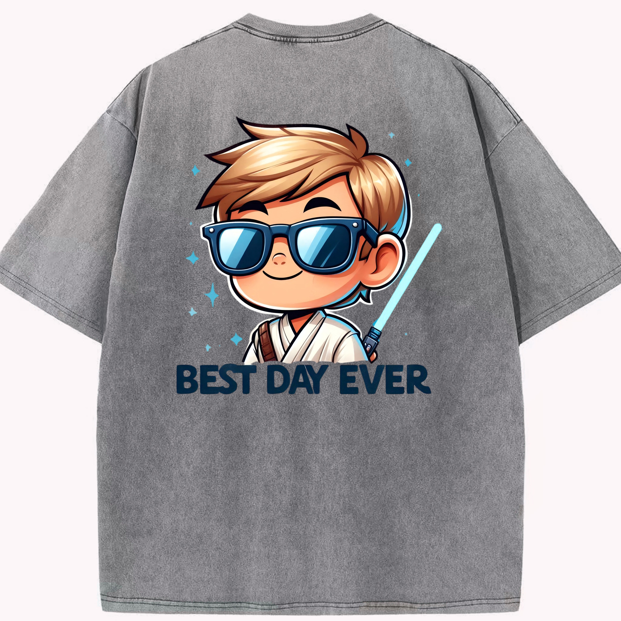 （画像用） スター・ウォーズ Star Wars 綿100% ヴィンテージ風 半袖Tシャツ（背面プリント）