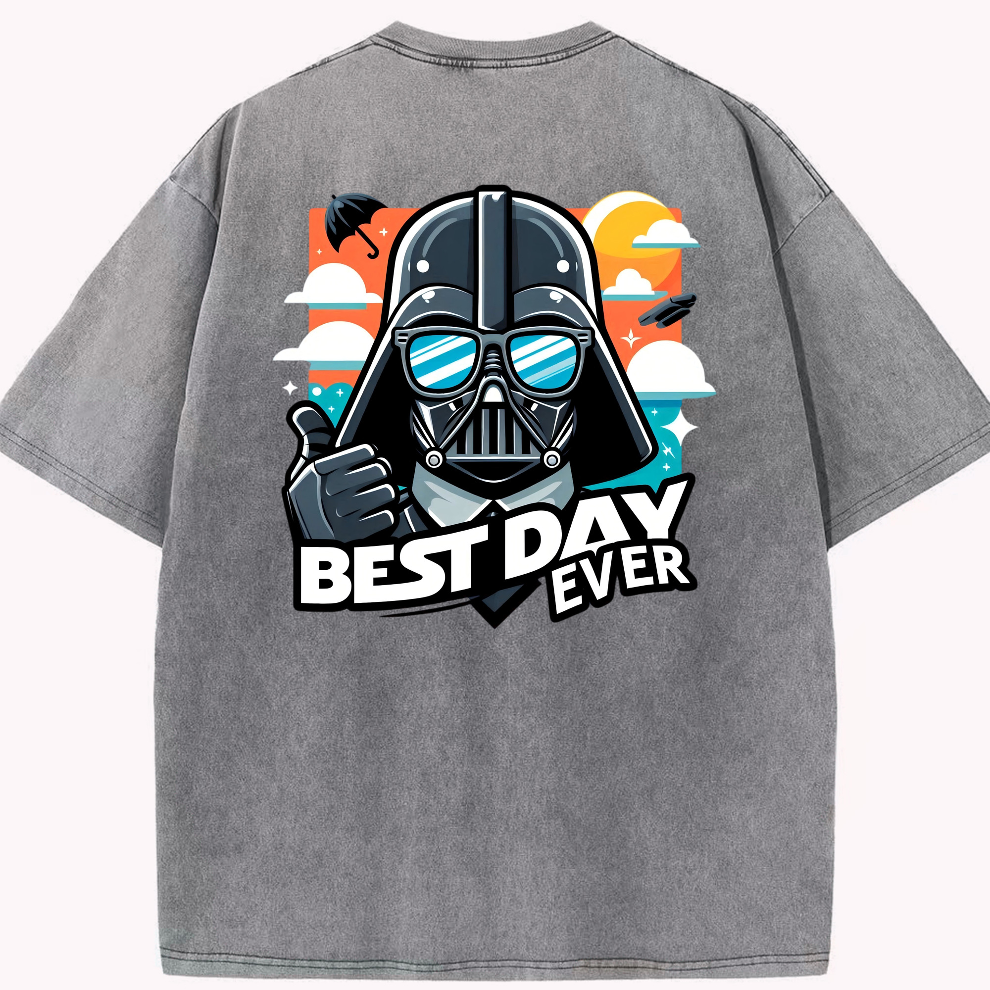 （画像用） スター・ウォーズ Star Wars 綿100% ヴィンテージ風 半袖Tシャツ（背面プリント）