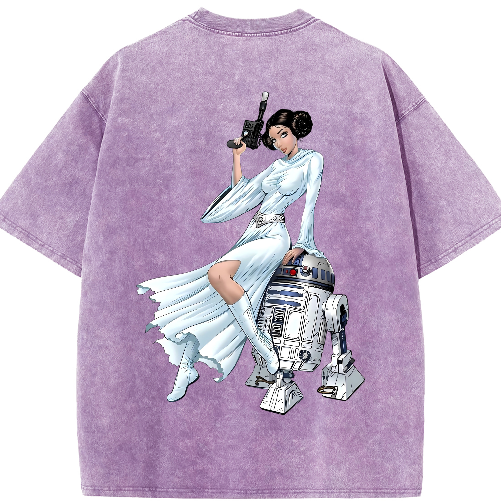 （画像用） スター・ウォーズ Star Wars 綿100% ヴィンテージ風 半袖Tシャツ（背面プリント）