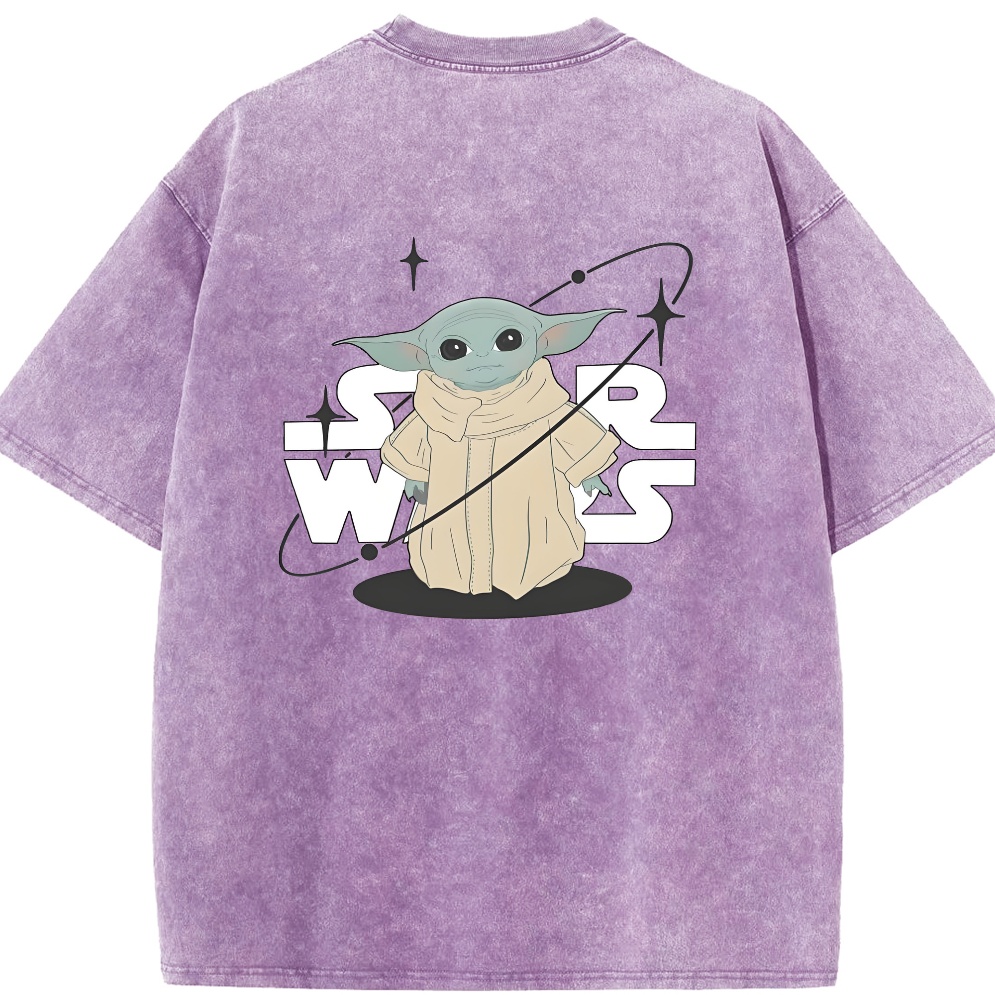 （画像用） スター・ウォーズ Star Wars 綿100% ヴィンテージ風 半袖Tシャツ（背面プリント）