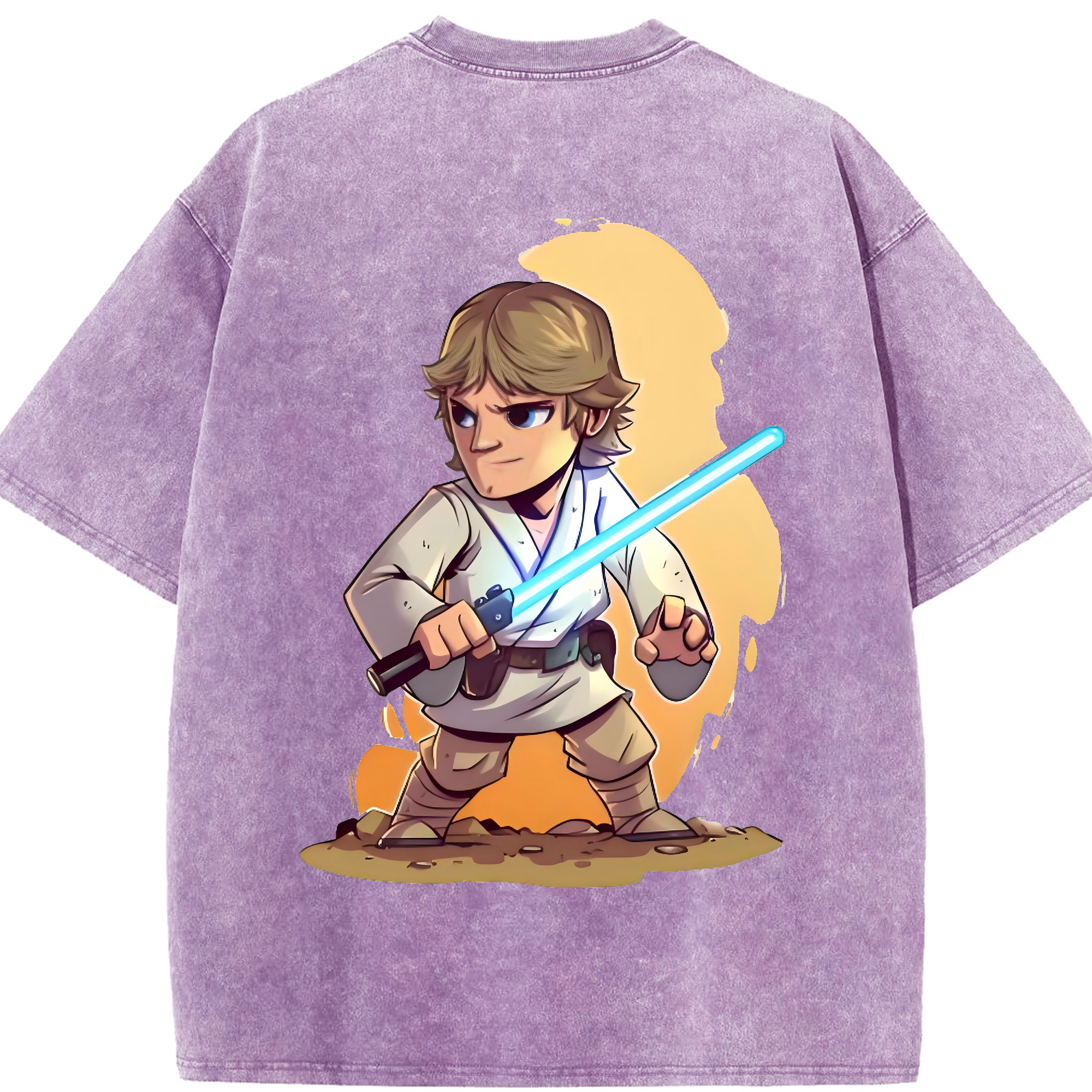 （画像用） スター・ウォーズ Star Wars 綿100% ヴィンテージ風 半袖Tシャツ（背面プリント）