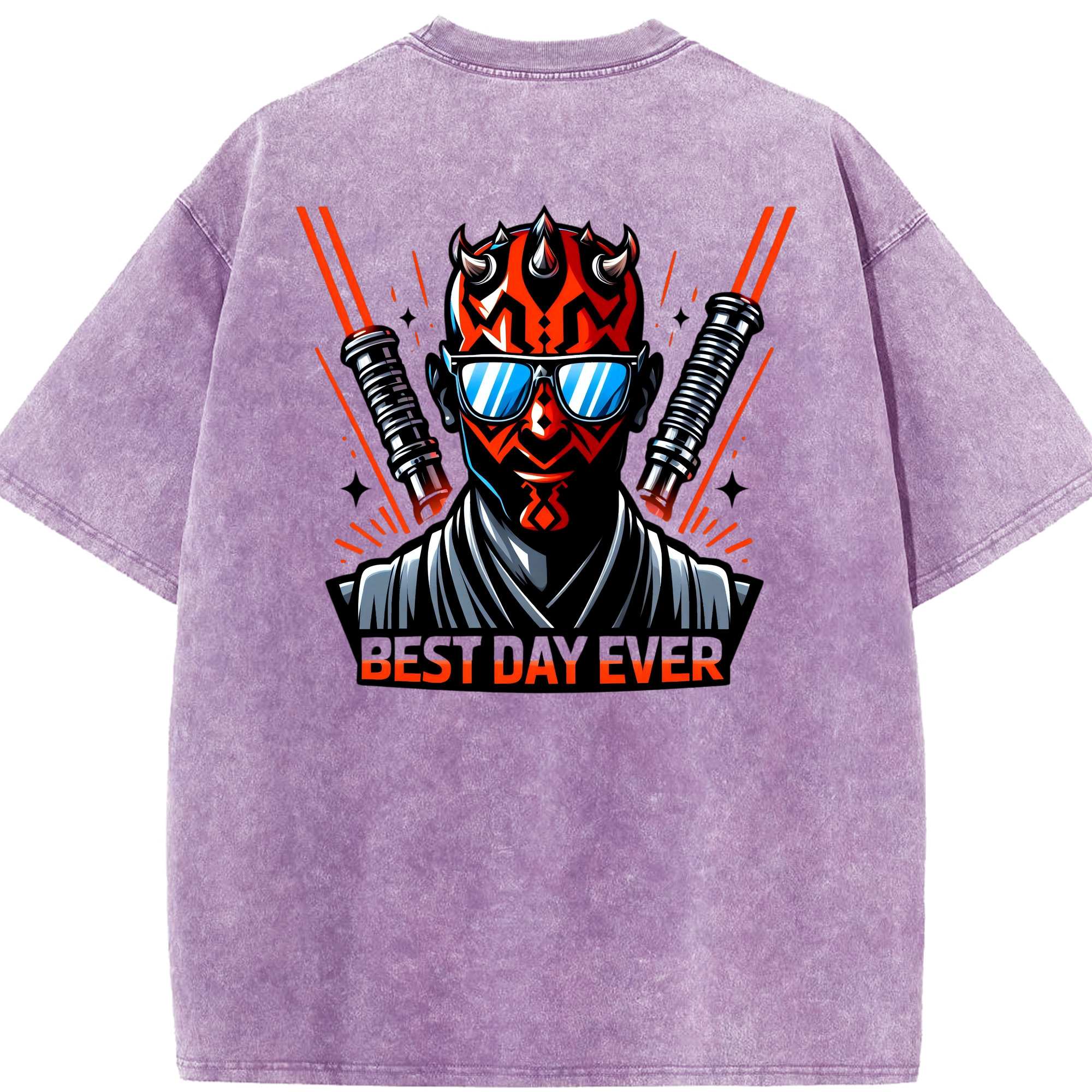 （画像用） スター・ウォーズ Star Wars 綿100% ヴィンテージ風 半袖Tシャツ（背面プリント）