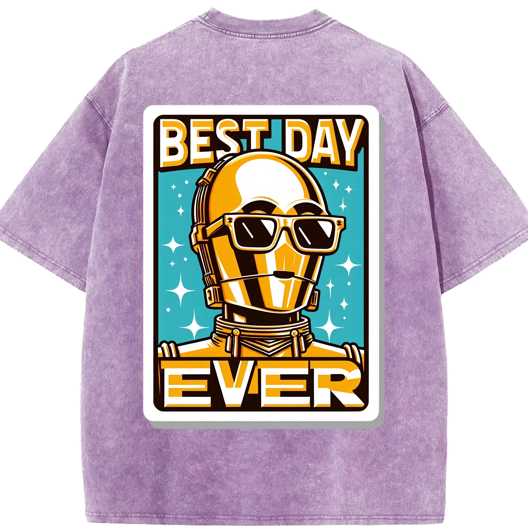（画像用） スター・ウォーズ Star Wars 綿100% ヴィンテージ風 半袖Tシャツ（背面プリント）