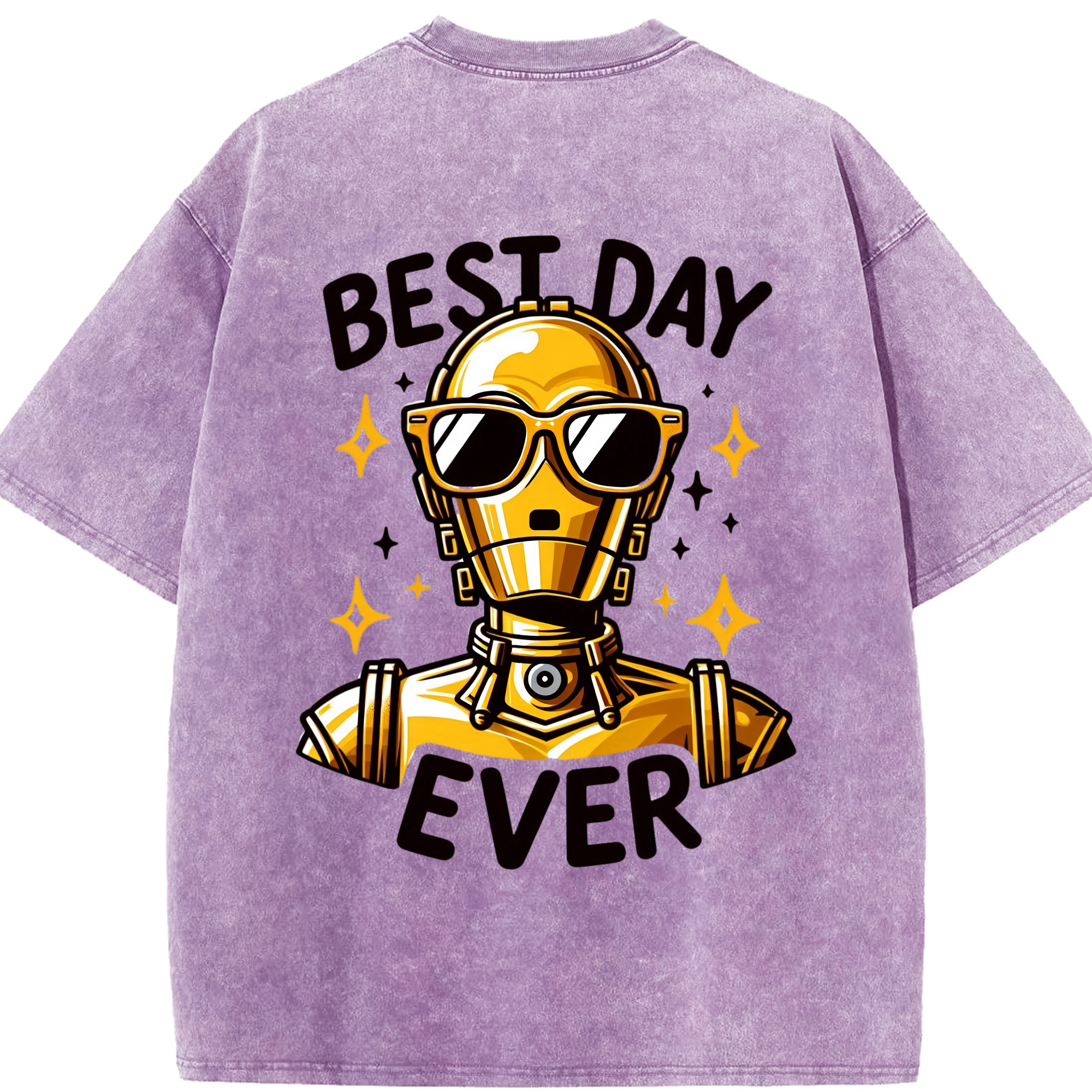 （画像用） スター・ウォーズ Star Wars 綿100% ヴィンテージ風 半袖Tシャツ（背面プリント）