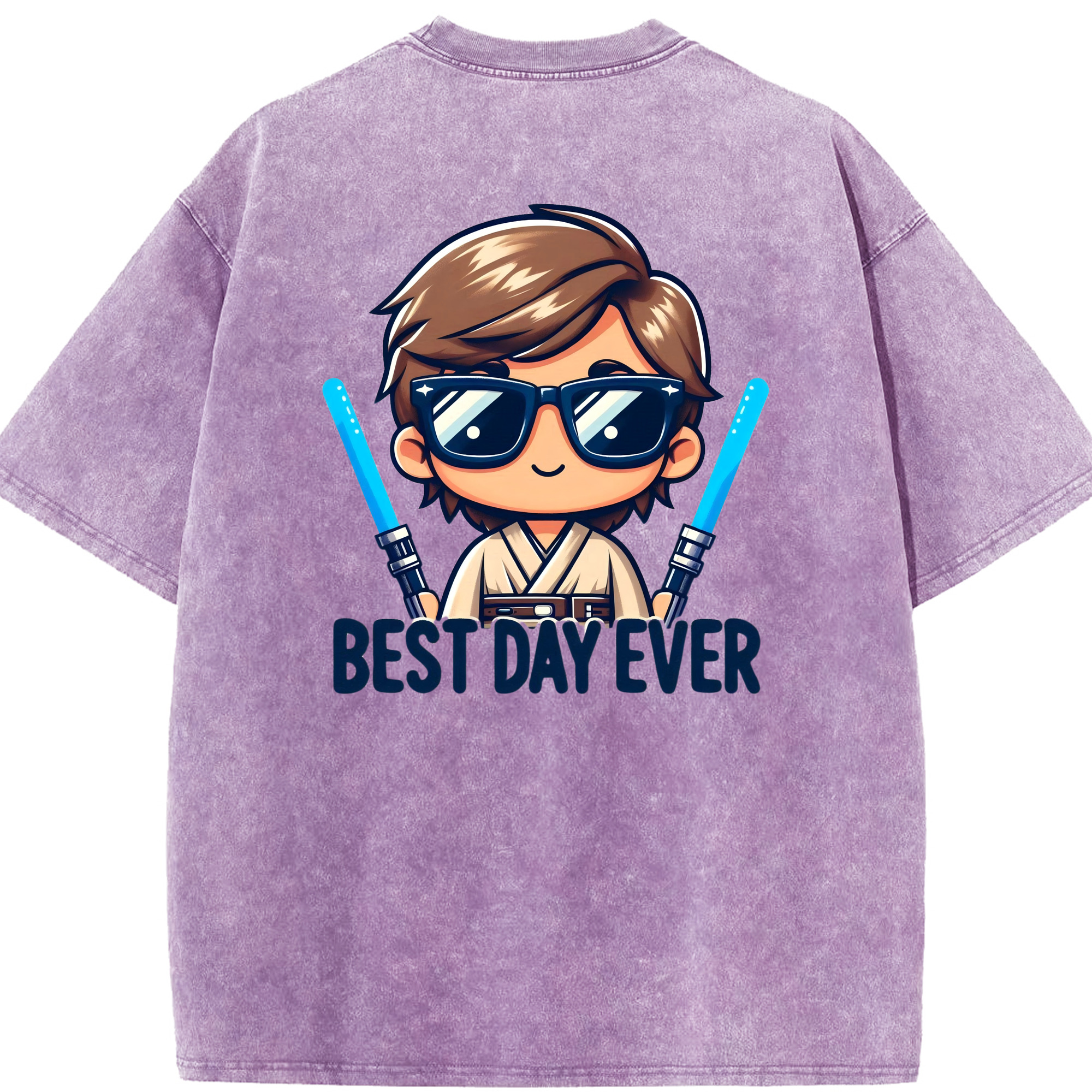 （画像用） スター・ウォーズ Star Wars 綿100% ヴィンテージ風 半袖Tシャツ（背面プリント）