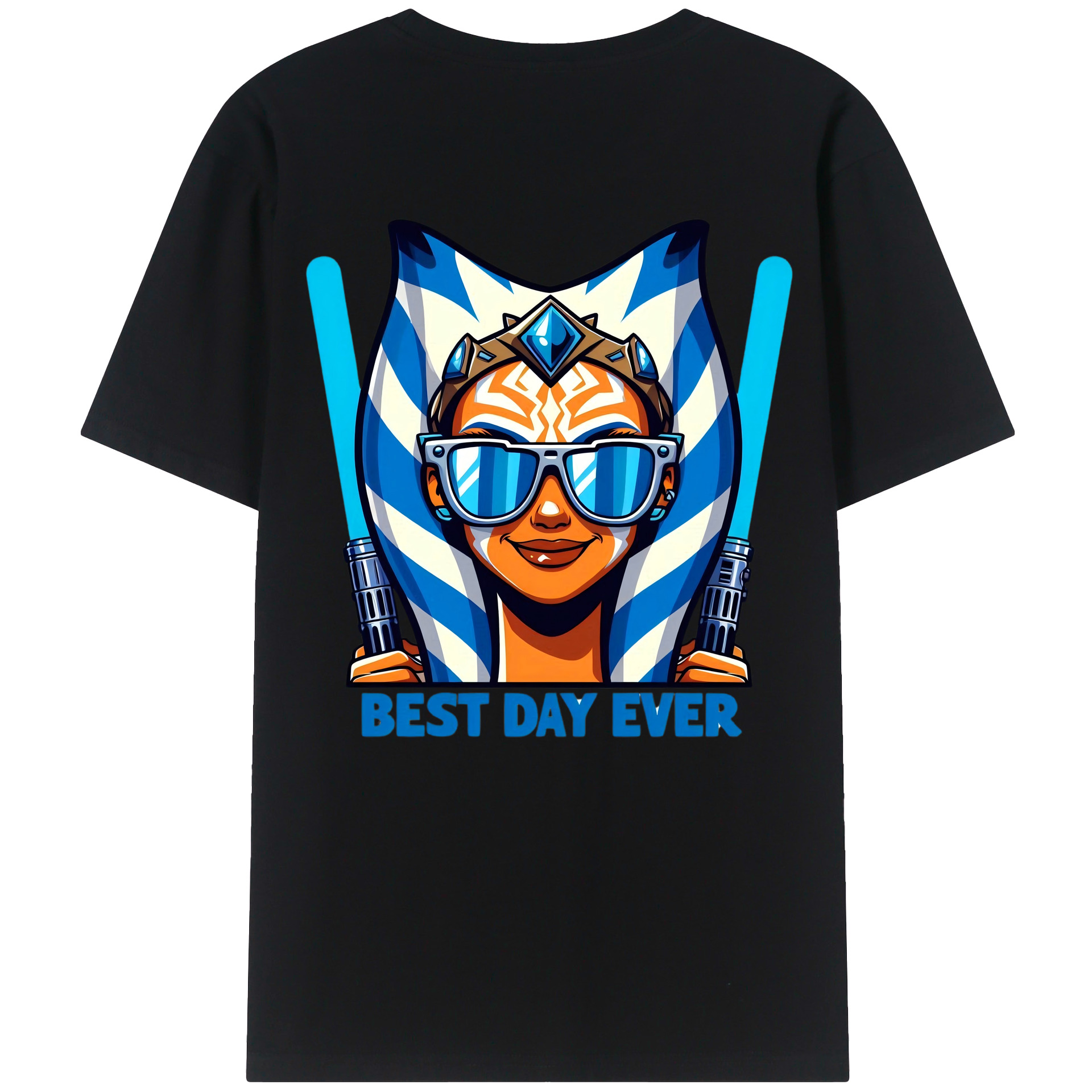 （画像用） スター・ウォーズ Star Wars 綿100％ メンズ半袖Tシャツ（バックプリント） 通気性