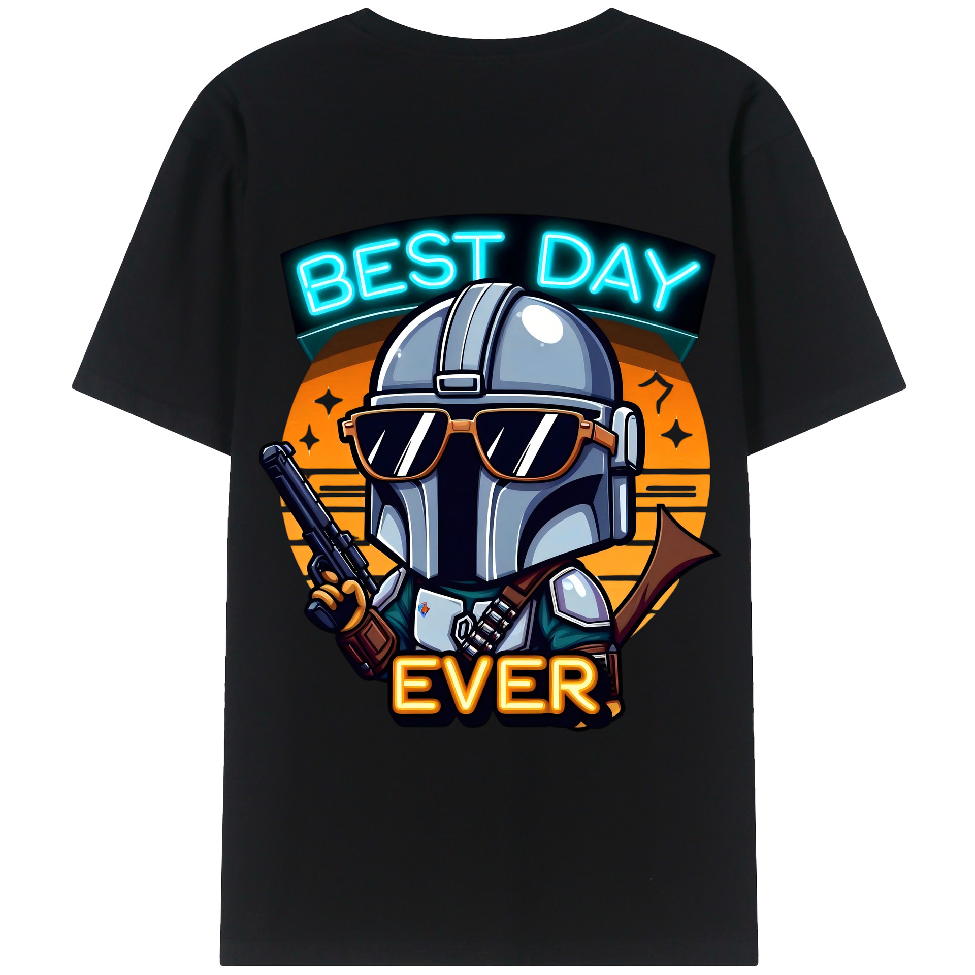 （画像用） スター・ウォーズ Star Wars 綿100％ メンズ半袖Tシャツ（バックプリント） 通気性